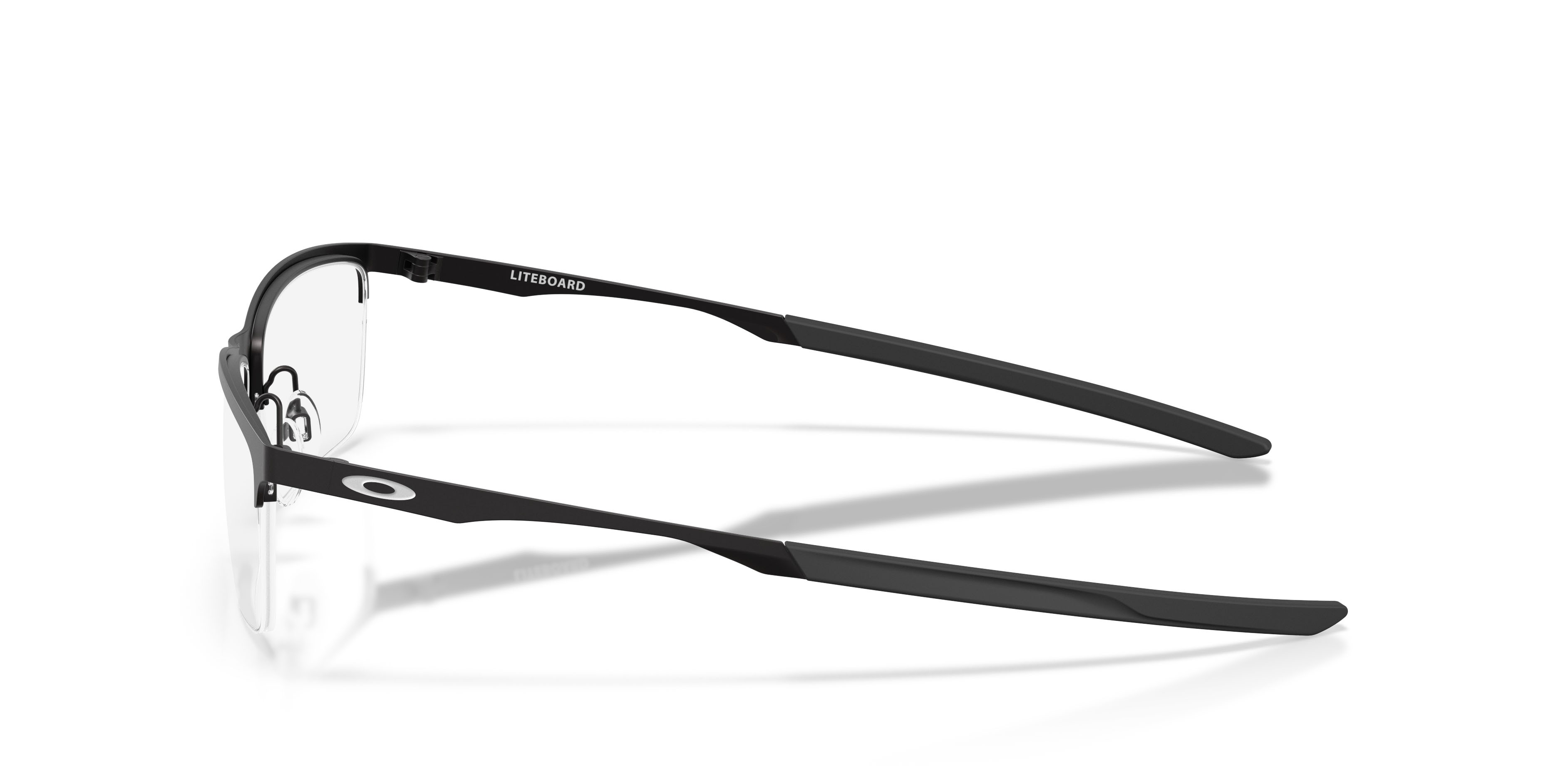 Occhiali da vista Oakley Liteboard OX 3141 (314101) colore nero satinato forma rettangolare lenti lente demo
