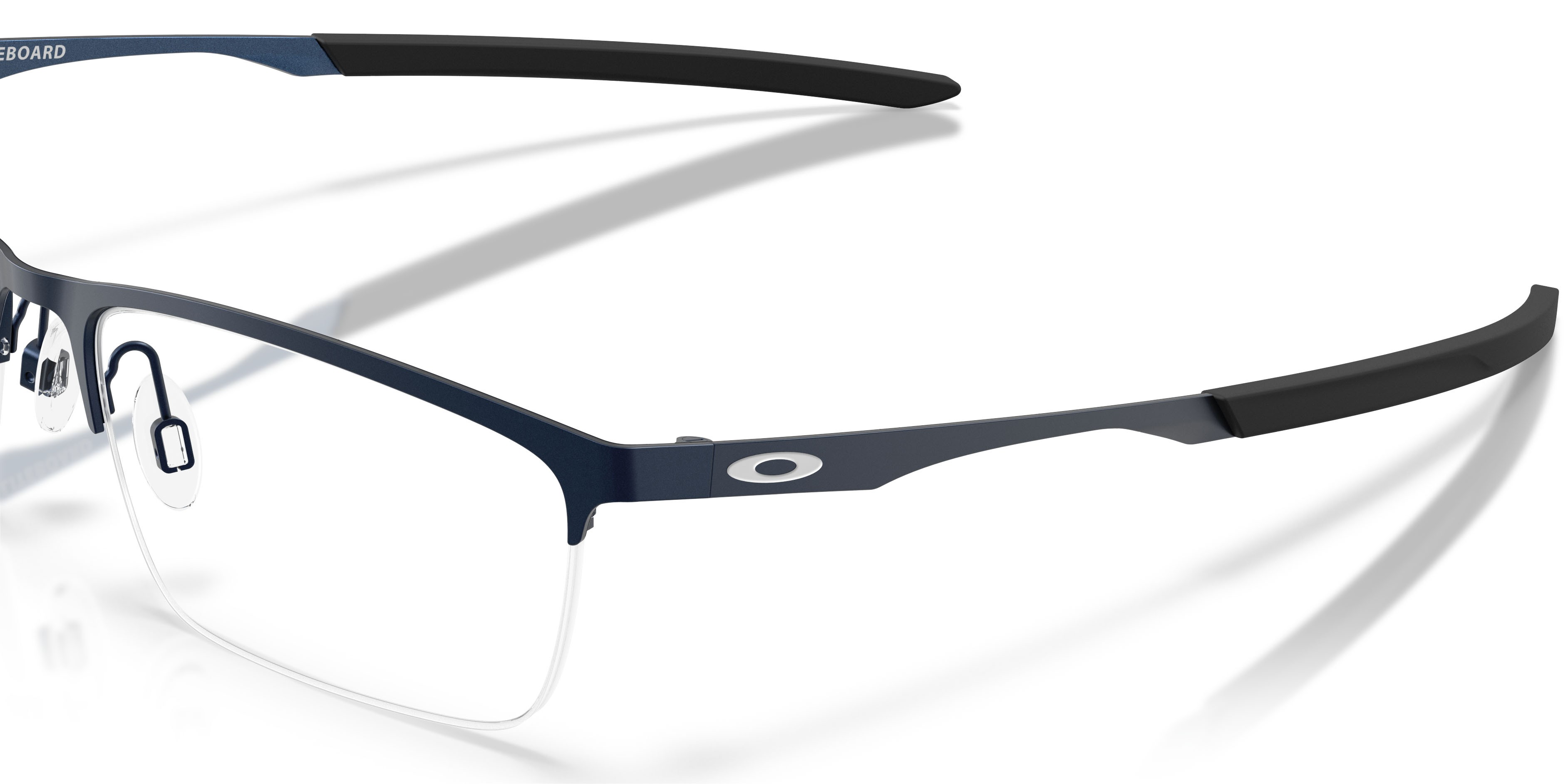 Occhiali da vista Oakley Liteboard OX 3141 (314103) colore midnight opaco forma rettangolare lenti lente demo
