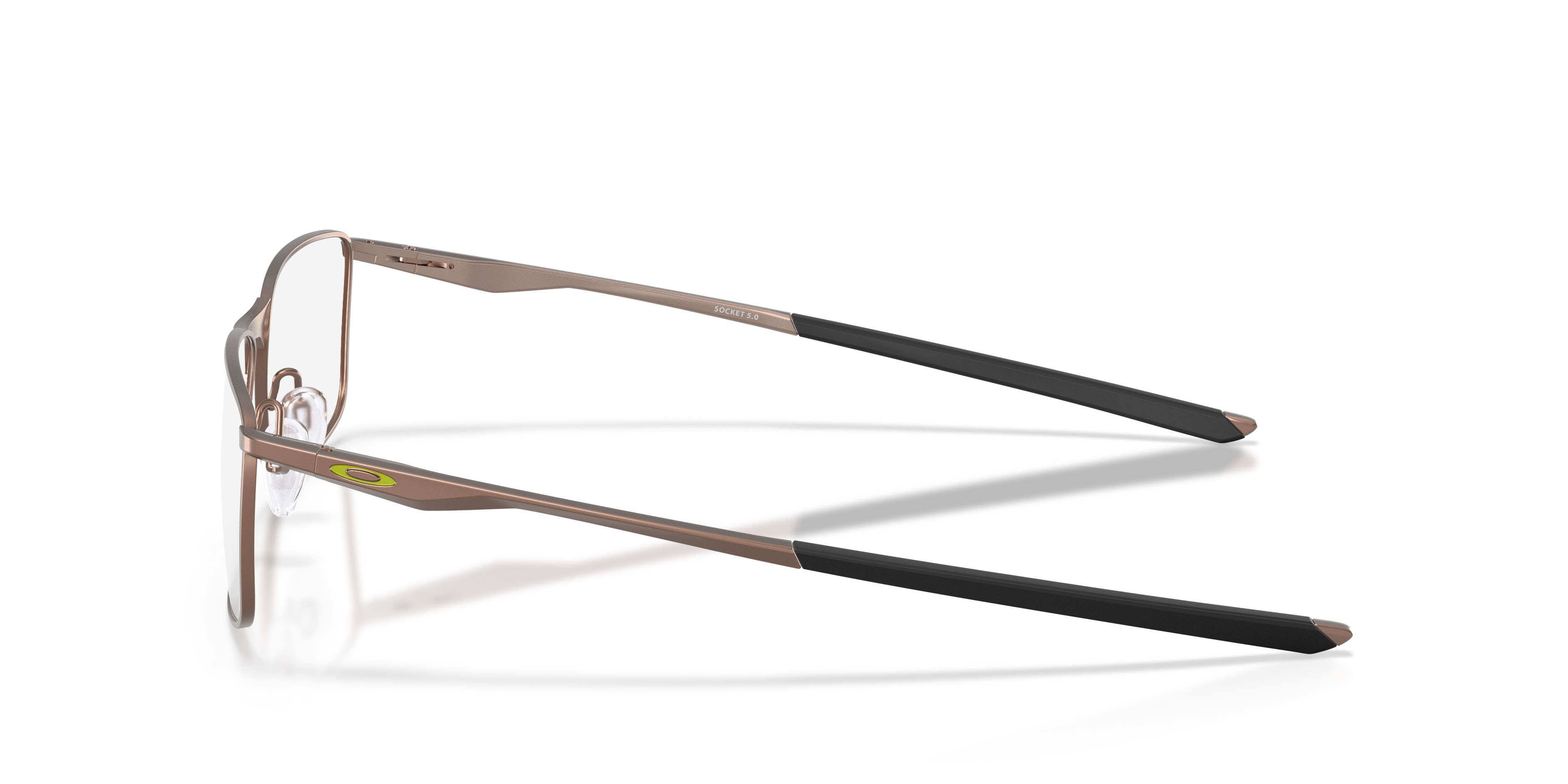 Brillen Oakley Socket 5.0 OX 3217 (321720) farbe mogano form rechteckig gläser lente demo