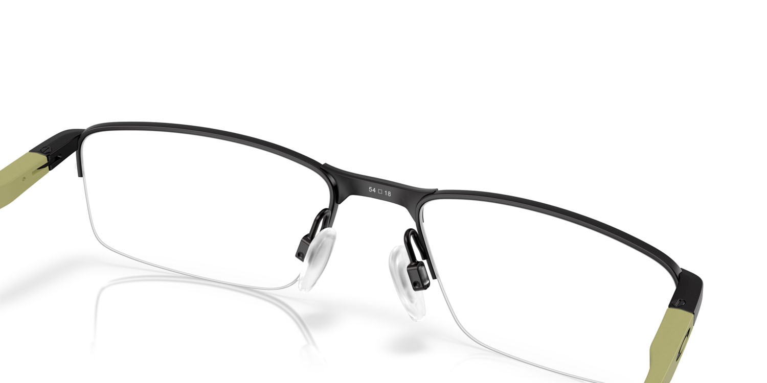 Brillen Oakley Socket 5.5 OX 3218 (321816) farbe nero satinato form rechteckig gläser lente demo