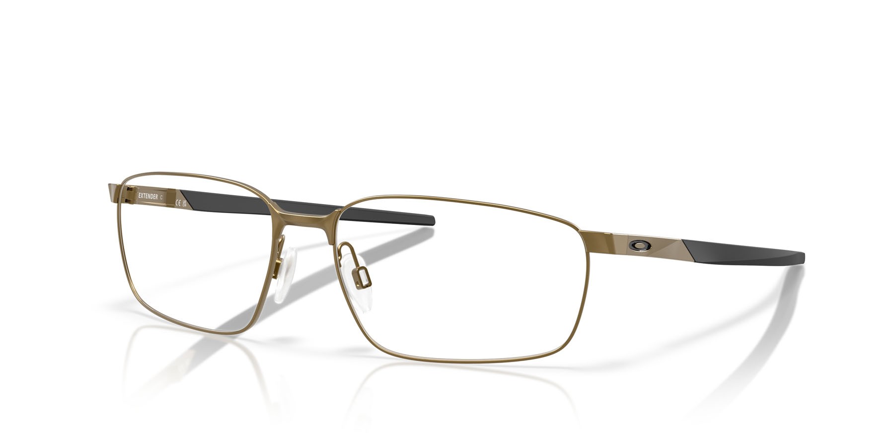 Brillen Oakley Extender OX 3249 (324906) farbe bronzo satinato form rechteckig gläser lente demo