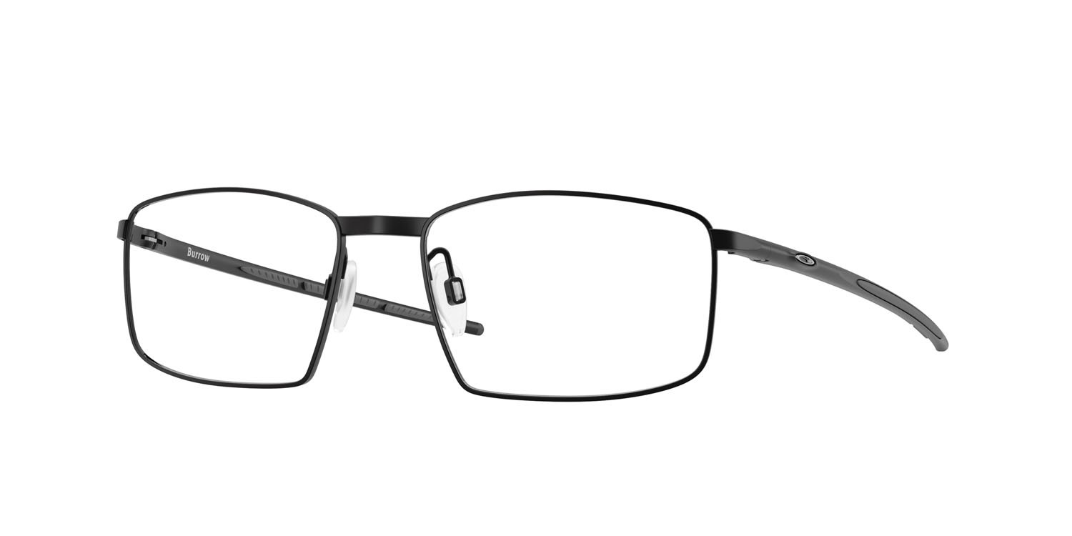 Occhiali da vista Oakley Burrow OX 5086 (508601) colore nero satinato forma quadrato lenti lente demo