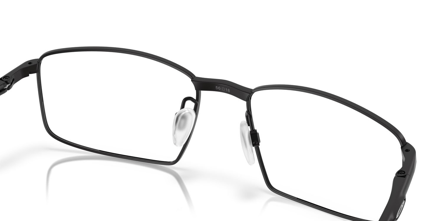 Occhiali da vista Oakley Burrow OX 5086 (508601) colore nero satinato forma quadrato lenti lente demo