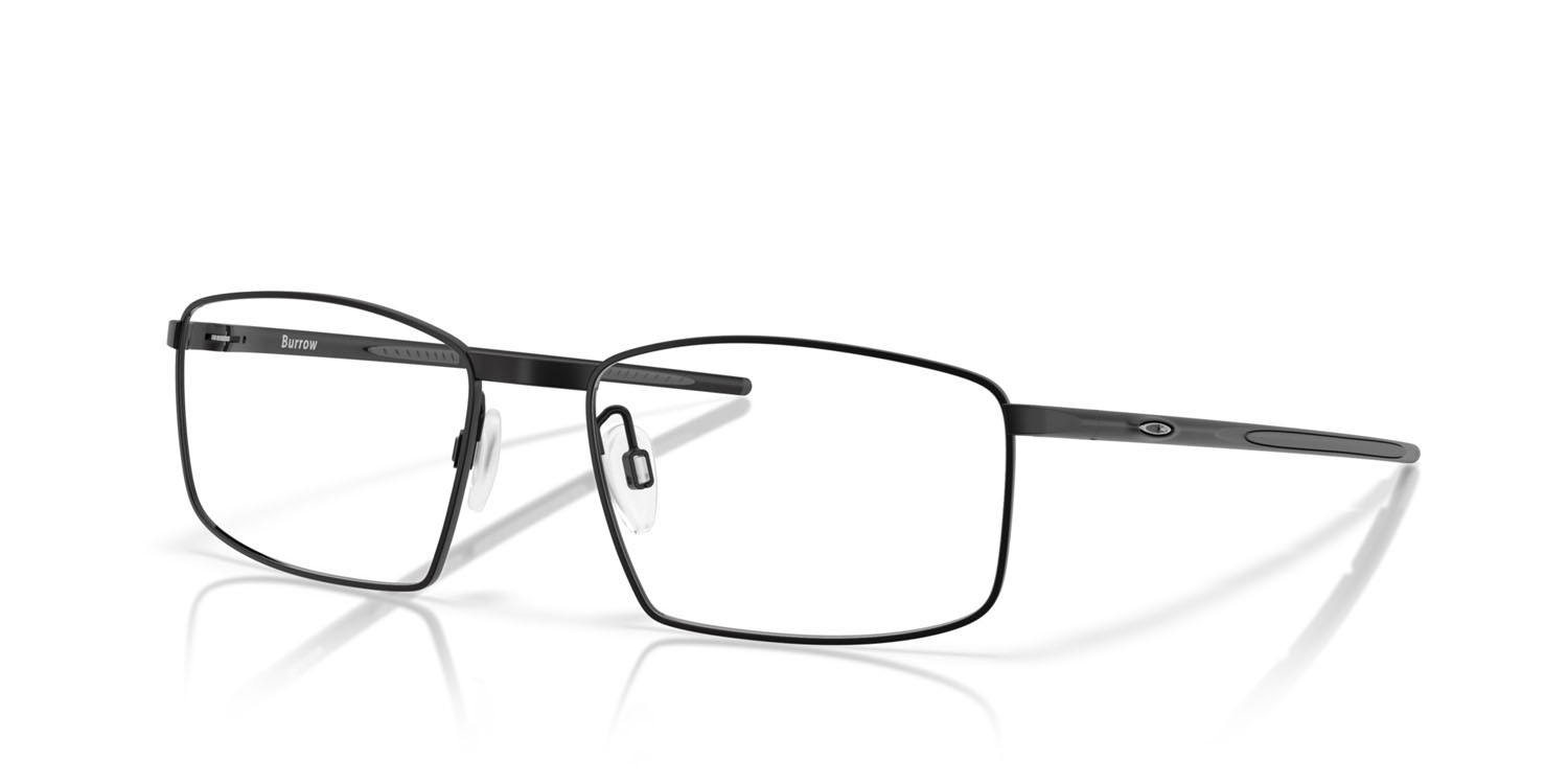 Occhiali da vista Oakley Burrow OX 5086 (508601) colore nero satinato forma quadrato lenti lente demo