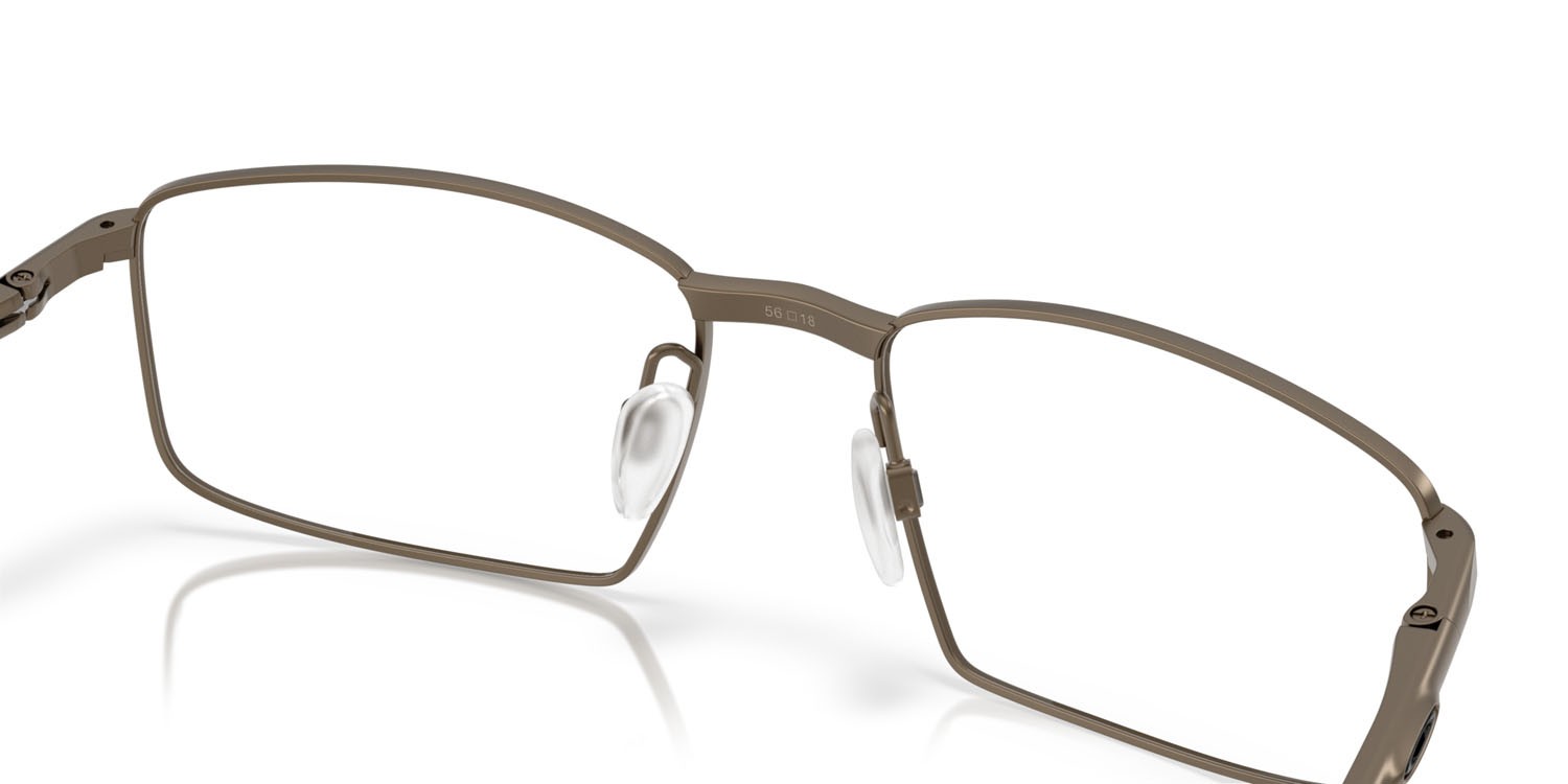 Occhiali da vista Oakley Burrow OX 5086 (508602) colore peltro forma quadrato lenti lente demo
