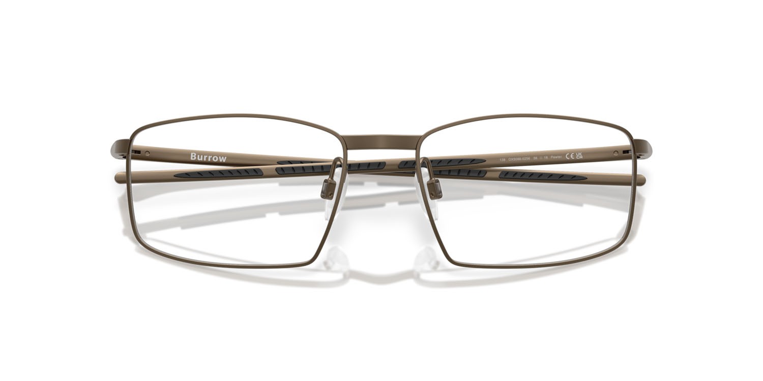 Occhiali da vista Oakley Burrow OX 5086 (508602) colore peltro forma quadrato lenti lente demo