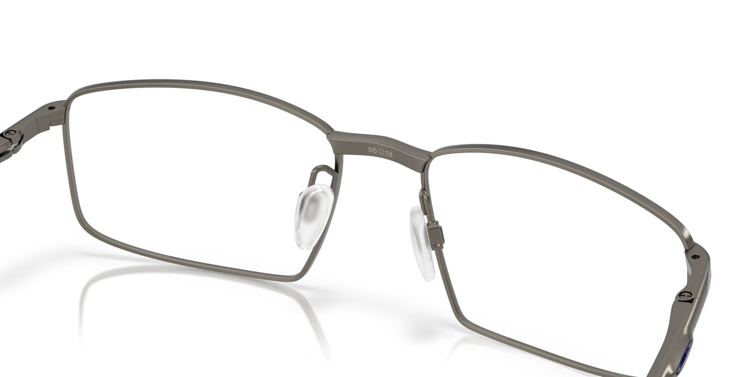 Occhiali da vista Oakley Burrow OX 5086 (508603) colore gunmetal opaco forma quadrato lenti lente demo
