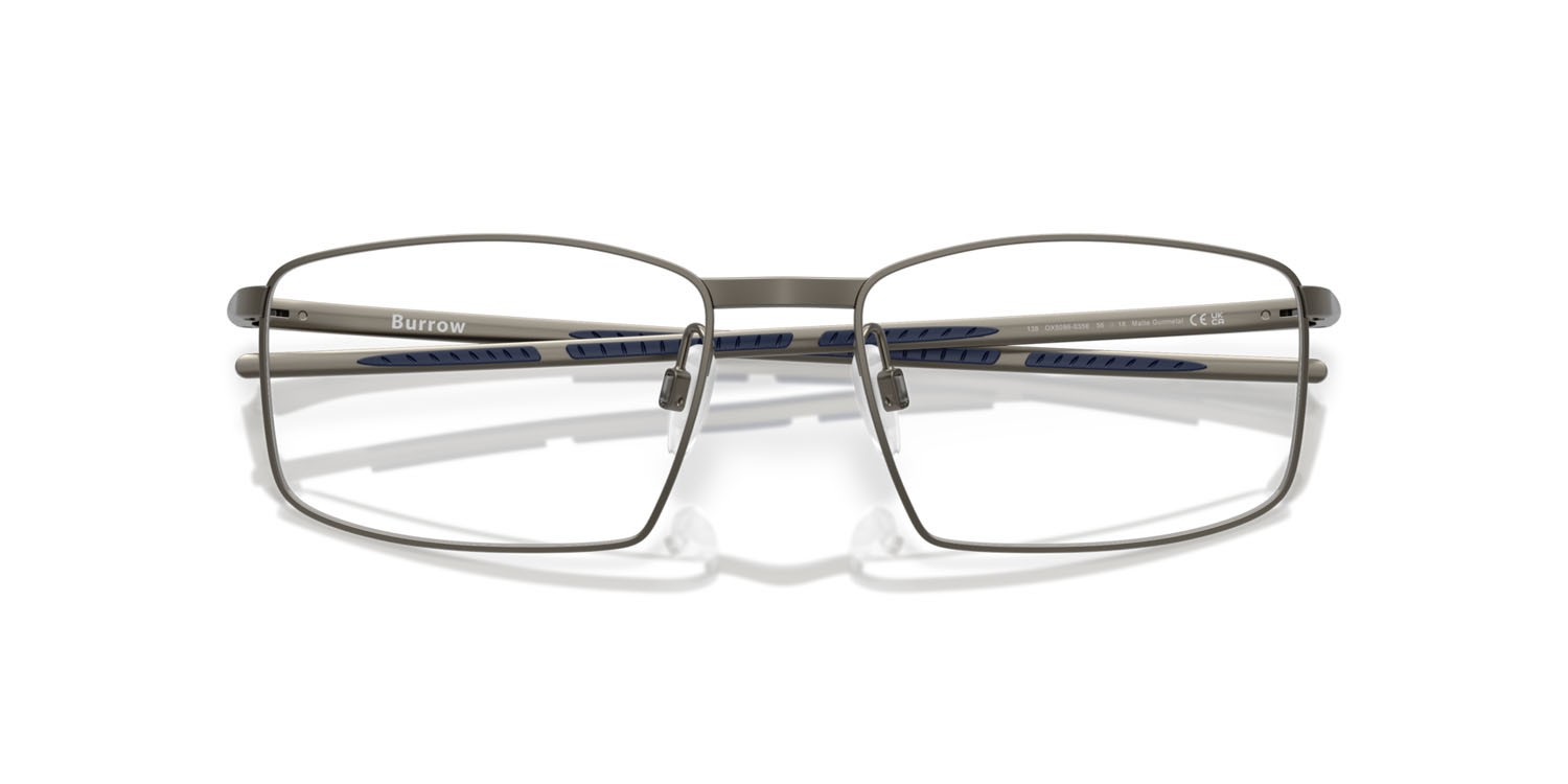 Occhiali da vista Oakley Burrow OX 5086 (508603) colore gunmetal opaco forma quadrato lenti lente demo