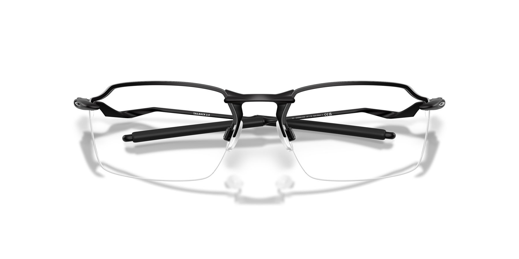 Brillen Oakley Tailback 2.0 OX 5090 (509001) farbe nero satinato form rechteckig gläser lente demo