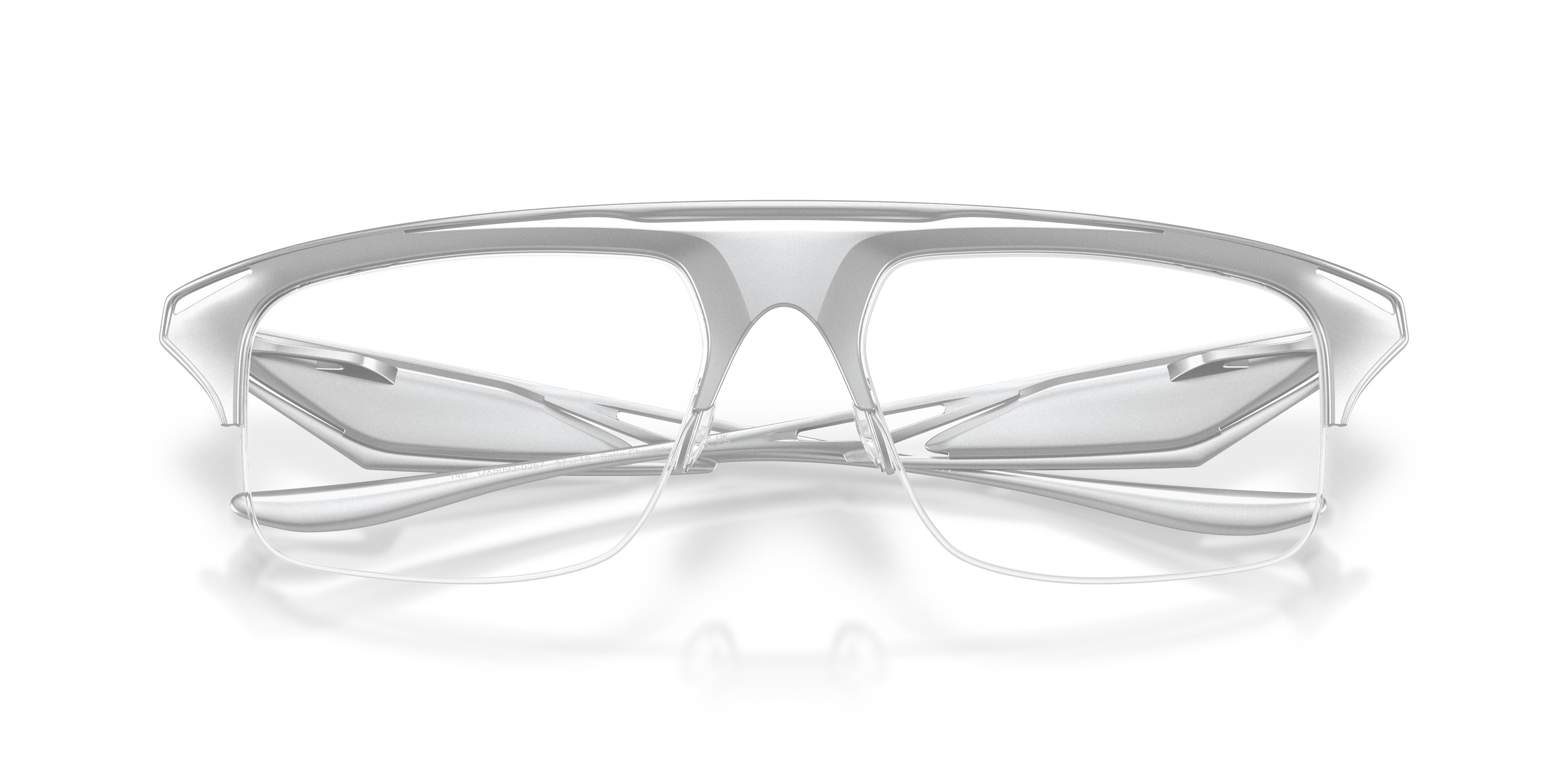 Brillen Oakley Valdosta OX 5093 (509302) farbe cromo satinato form rechteckig gläser lente demo