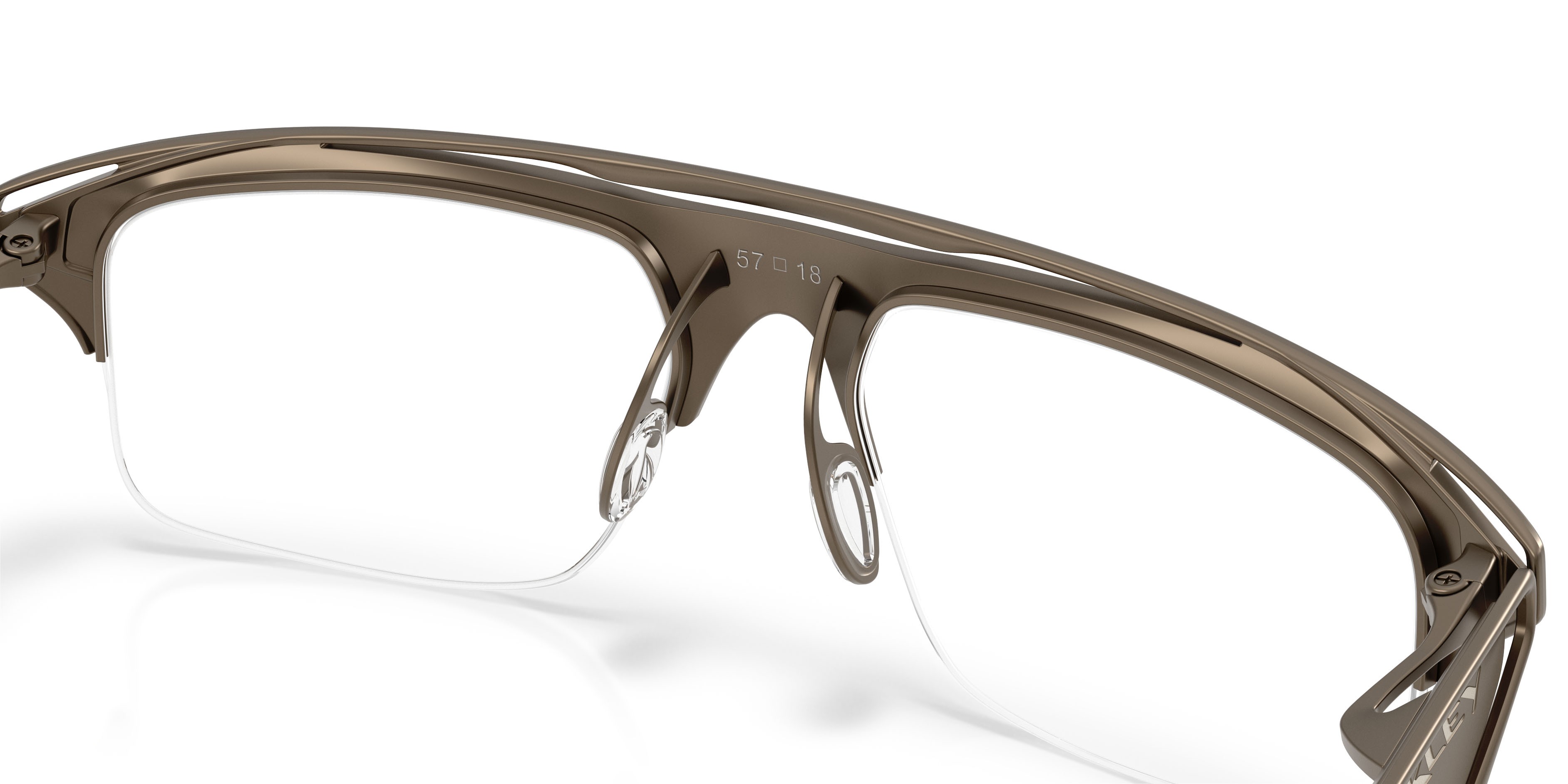 Brillen Oakley Valdosta OX 5093 (509304) farbe peltro form rechteckig gläser lente demo