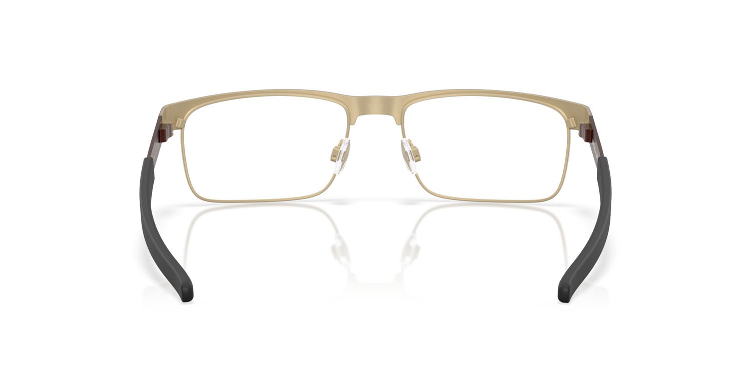 Occhiali da vista Oakley Metal Plate Ti OX 5153 (515305) colore grenache satinato forma quadrato lenti lente demo