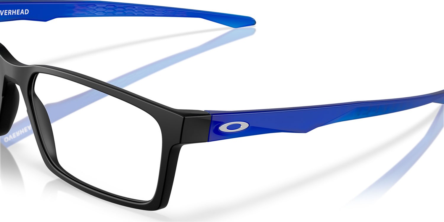 Brillen Oakley Overhead OX 8060 (806009) farbe nero satinato form rechteckig gläser lente demo