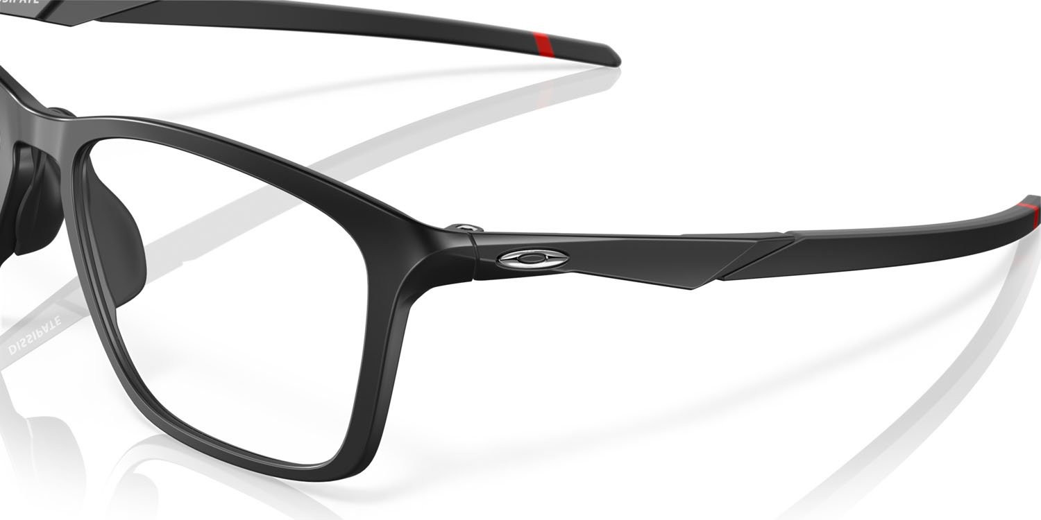 Brillen Oakley Dissipate OX 8062D (806201) farbe nero satinato form rechteckig gläser lente demo