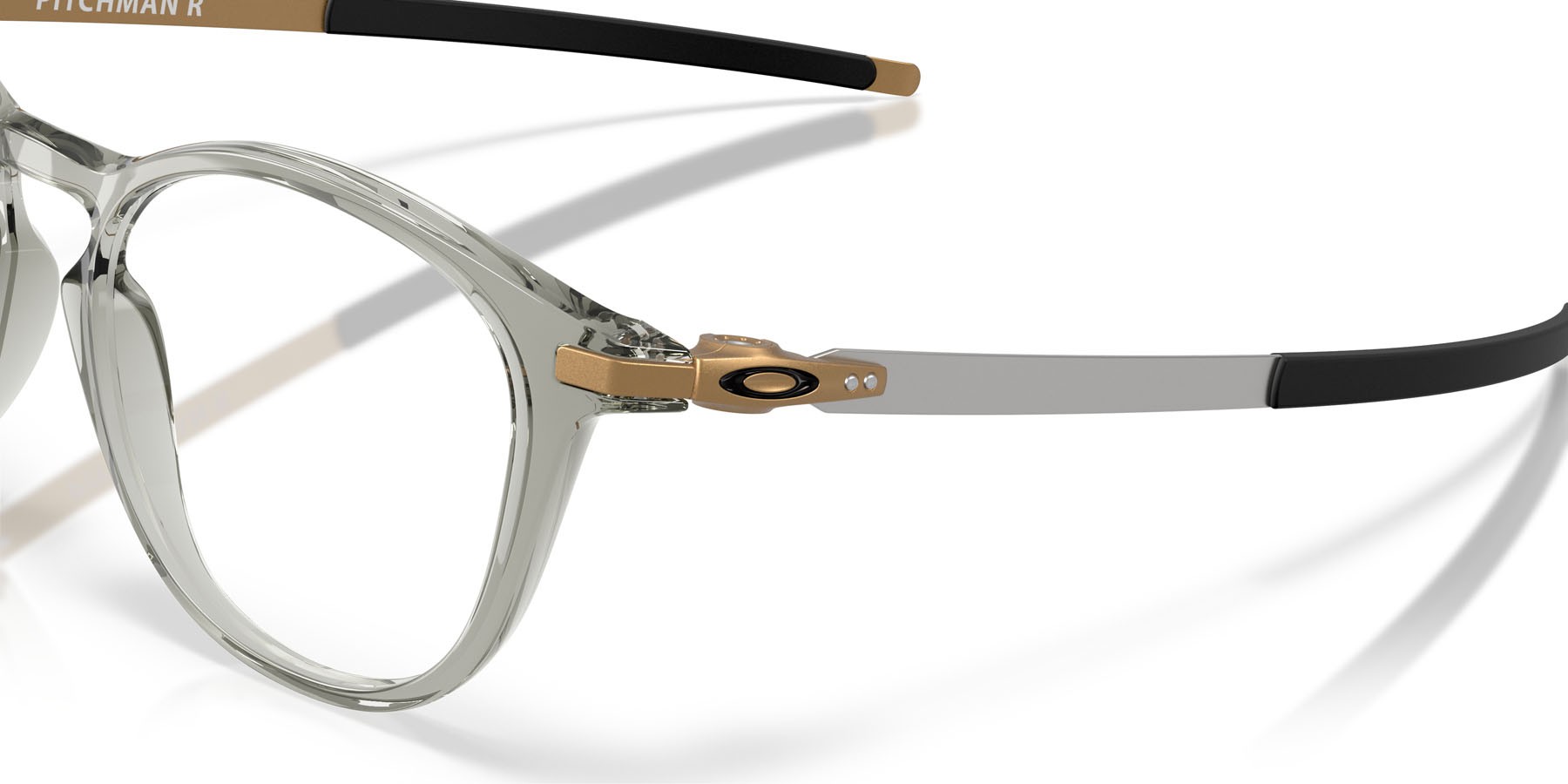 Occhiali da vista Oakley Pitchman R OX 8105 (810526) colore grey ink forma rotondo lenti lente demo