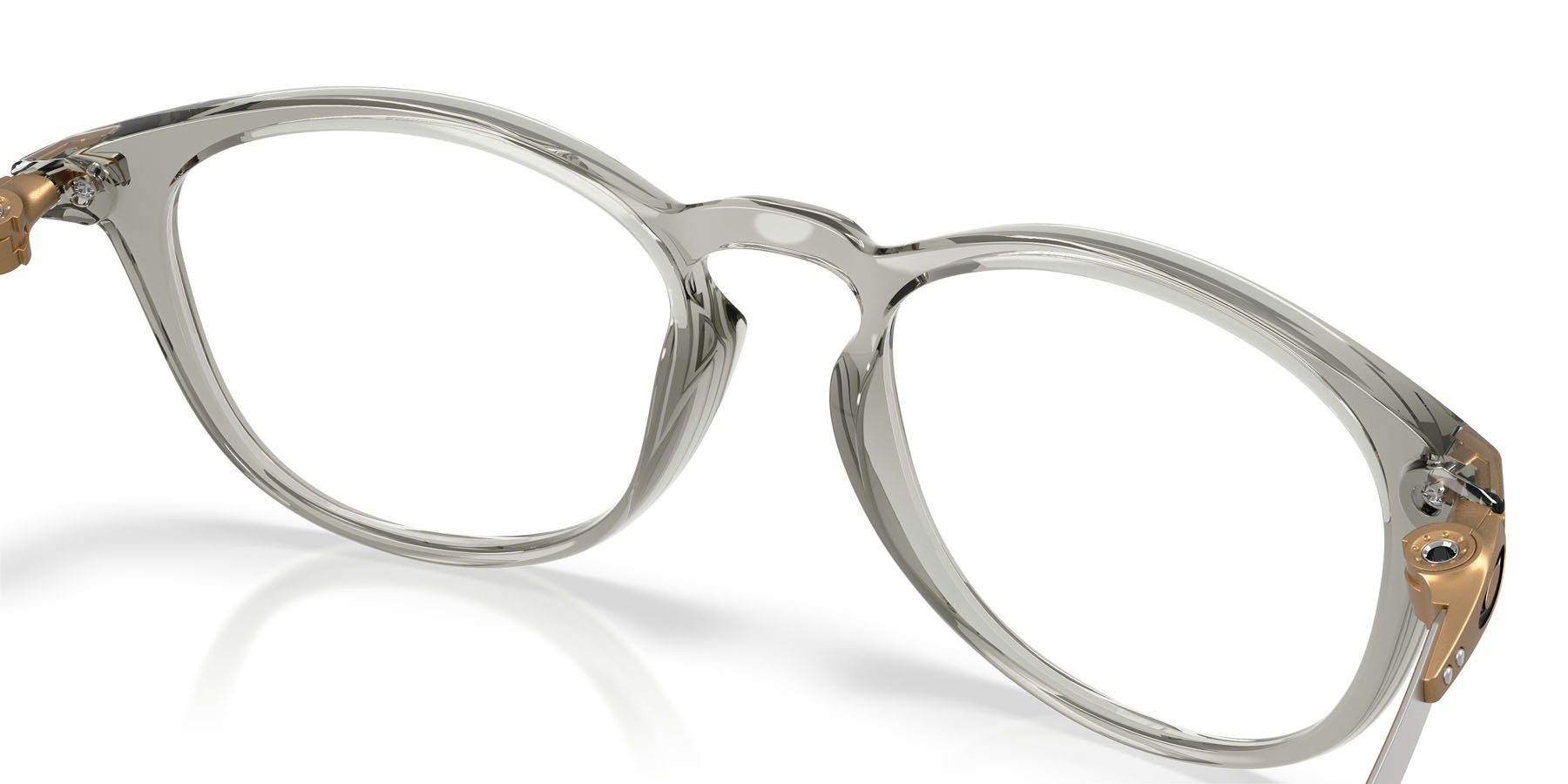 Occhiali da vista Oakley Pitchman R OX 8105 (810526) colore grey ink forma rotondo lenti lente demo