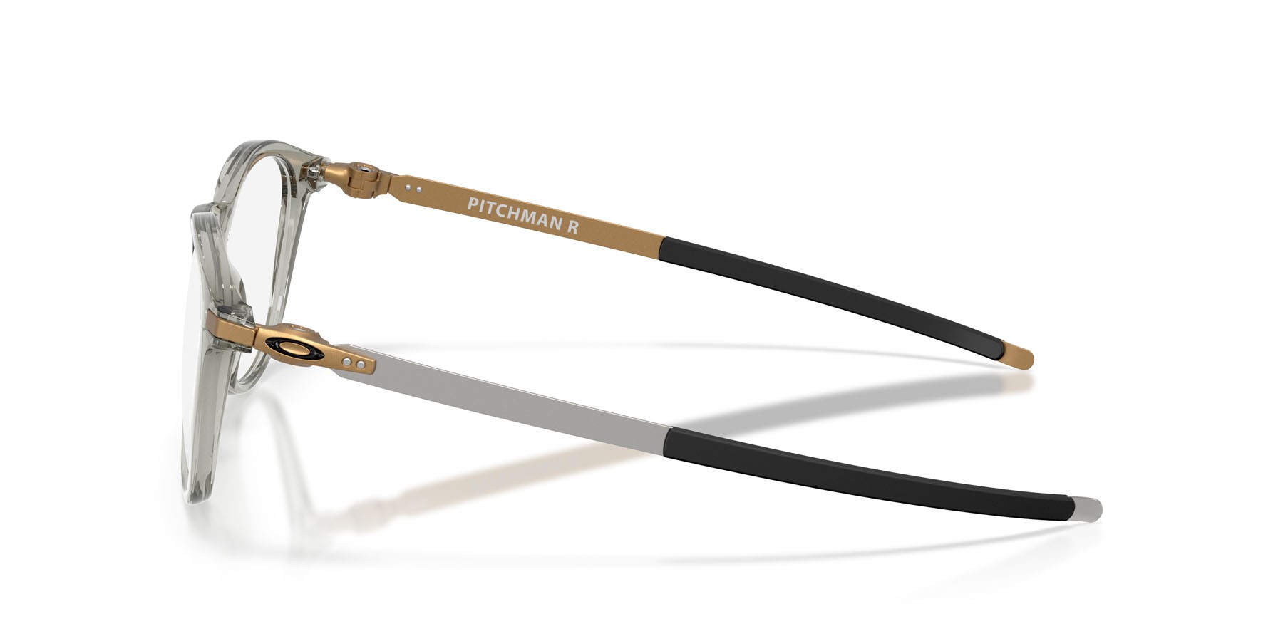 Occhiali da vista Oakley Pitchman R OX 8105 (810526) colore grey ink forma rotondo lenti lente demo
