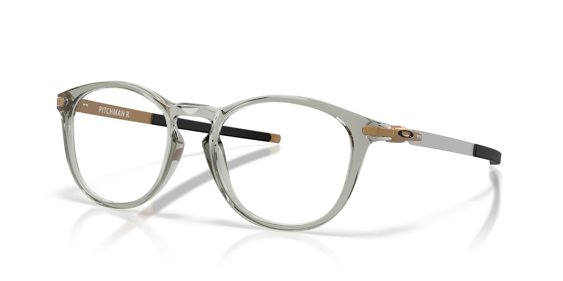 Occhiali da vista Oakley Pitchman R OX 8105 (810526) colore grey ink forma rotondo lenti lente demo