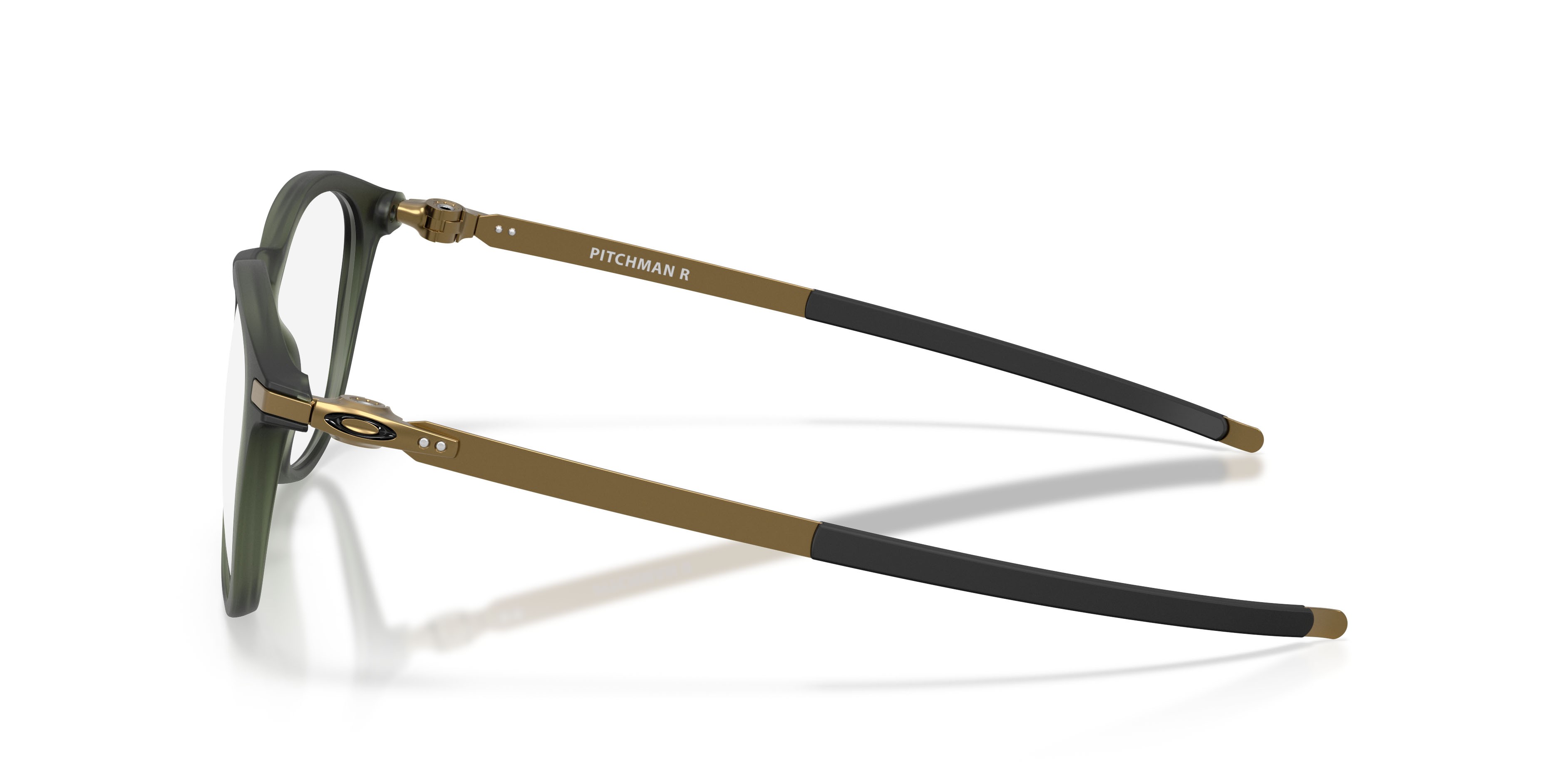 Brillen Oakley Pitchman R OX 8105 (810528) farbe olive ink opaco form rund gläser lente demo