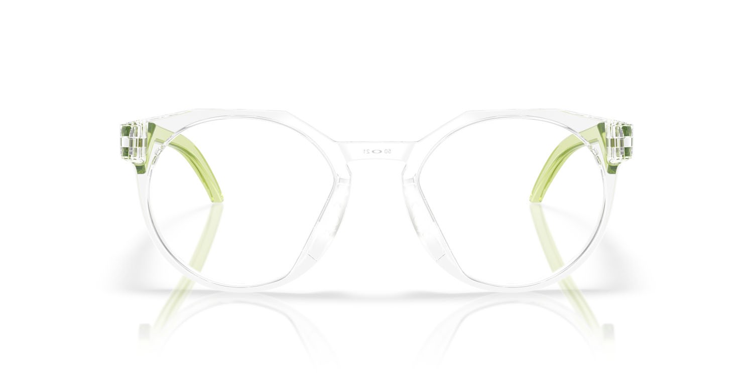 Brillen Oakley HSTN Rx OX 8139 (813907) farbe trasparente lucido form rund gläser lente demo
