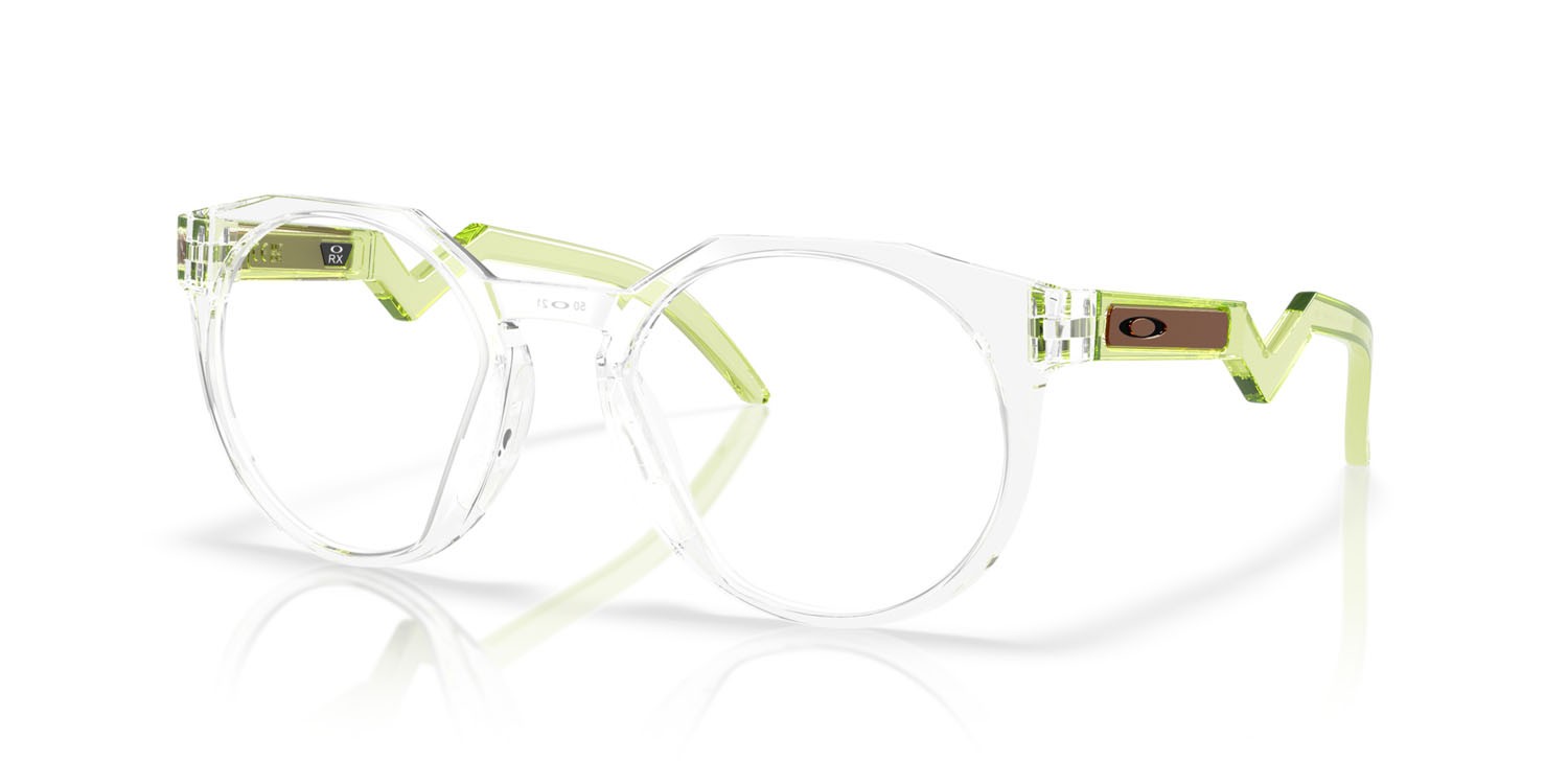 Brillen Oakley HSTN Rx OX 8139 (813907) farbe trasparente lucido form rund gläser lente demo