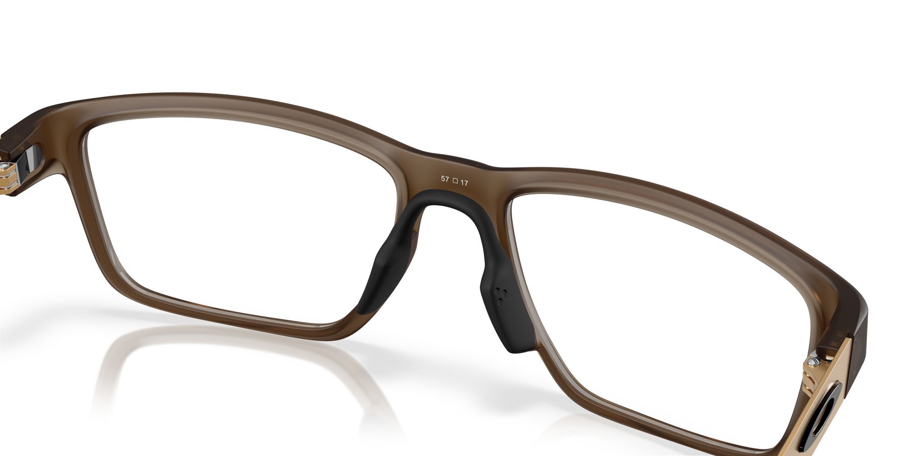 Brillen Oakley Metalink OX 8153 (815318) farbe grey ink opaco form rechteckig gläser lente demo