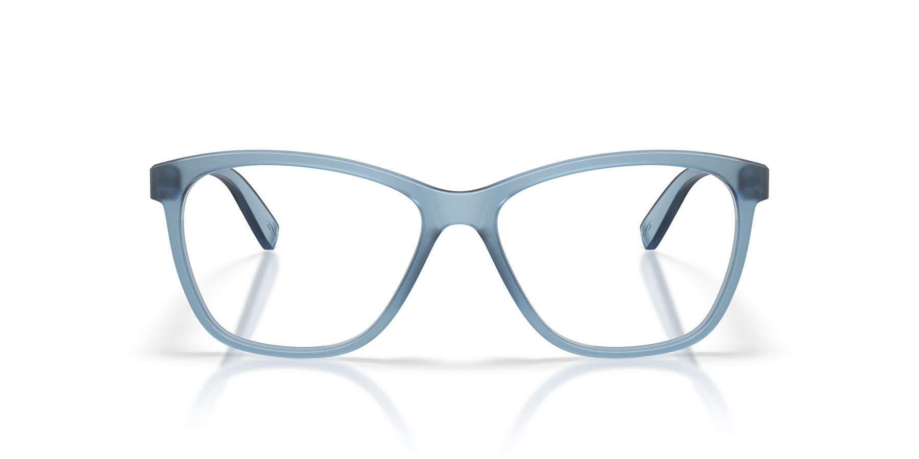 Brillen Oakley Alias OX 8155 (815512) farbe blu abisso trasparente opaco form rund gläser lente demo