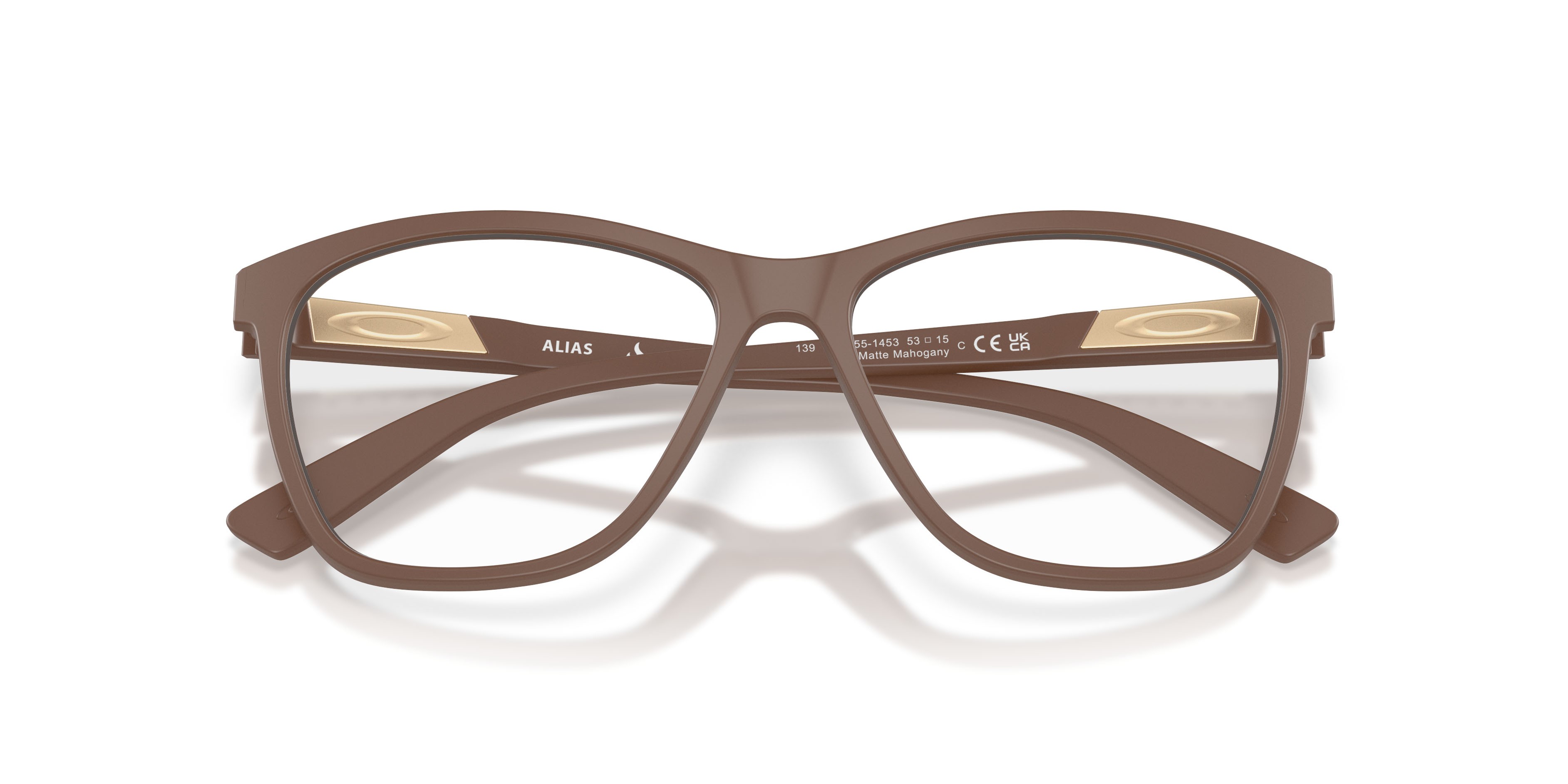 Brillen Oakley Alias OX 8155 (815514) farbe mogano form rund gläser lente demo