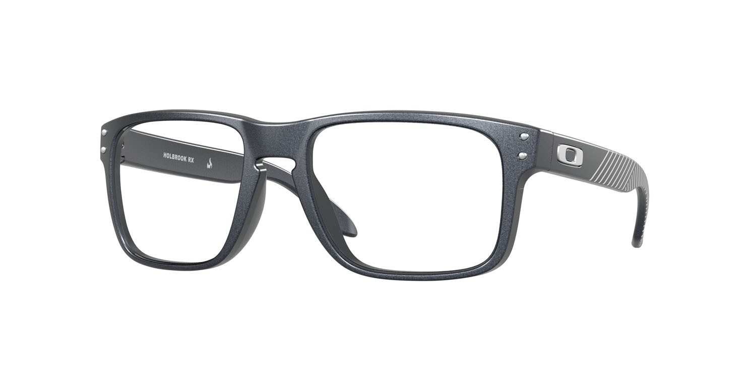 Brillen Oakley Holbrook Rx OX 8156 (815617) farbe blu acciaio opaco form quadratisch gläser lente demo