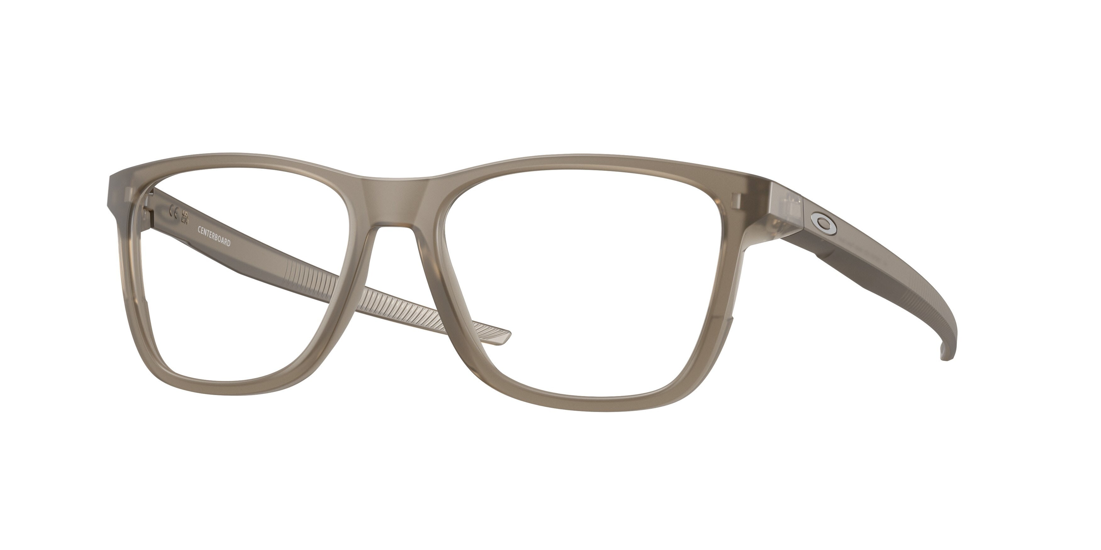 Occhiali da vista Oakley Centerboard OX 8163 (816313) colore sabbia trasparente forma rotondo lenti lente demo