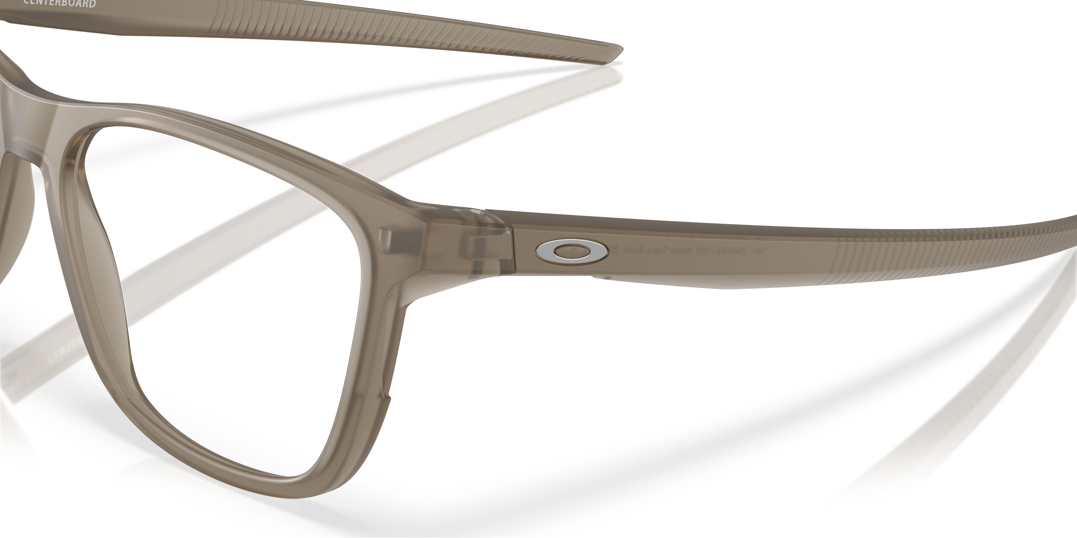 Occhiali da vista Oakley Centerboard OX 8163 (816313) colore sabbia trasparente forma rotondo lenti lente demo