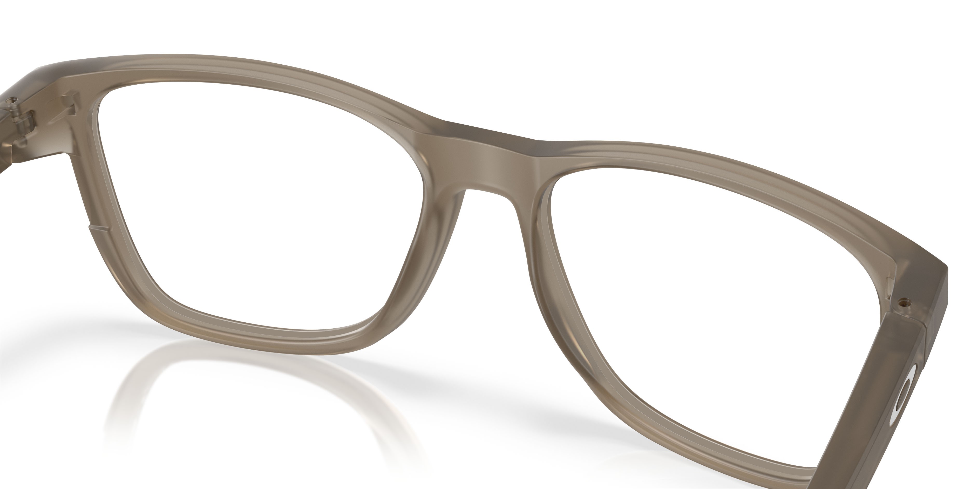 Occhiali da vista Oakley Centerboard OX 8163 (816313) colore sabbia trasparente forma rotondo lenti lente demo