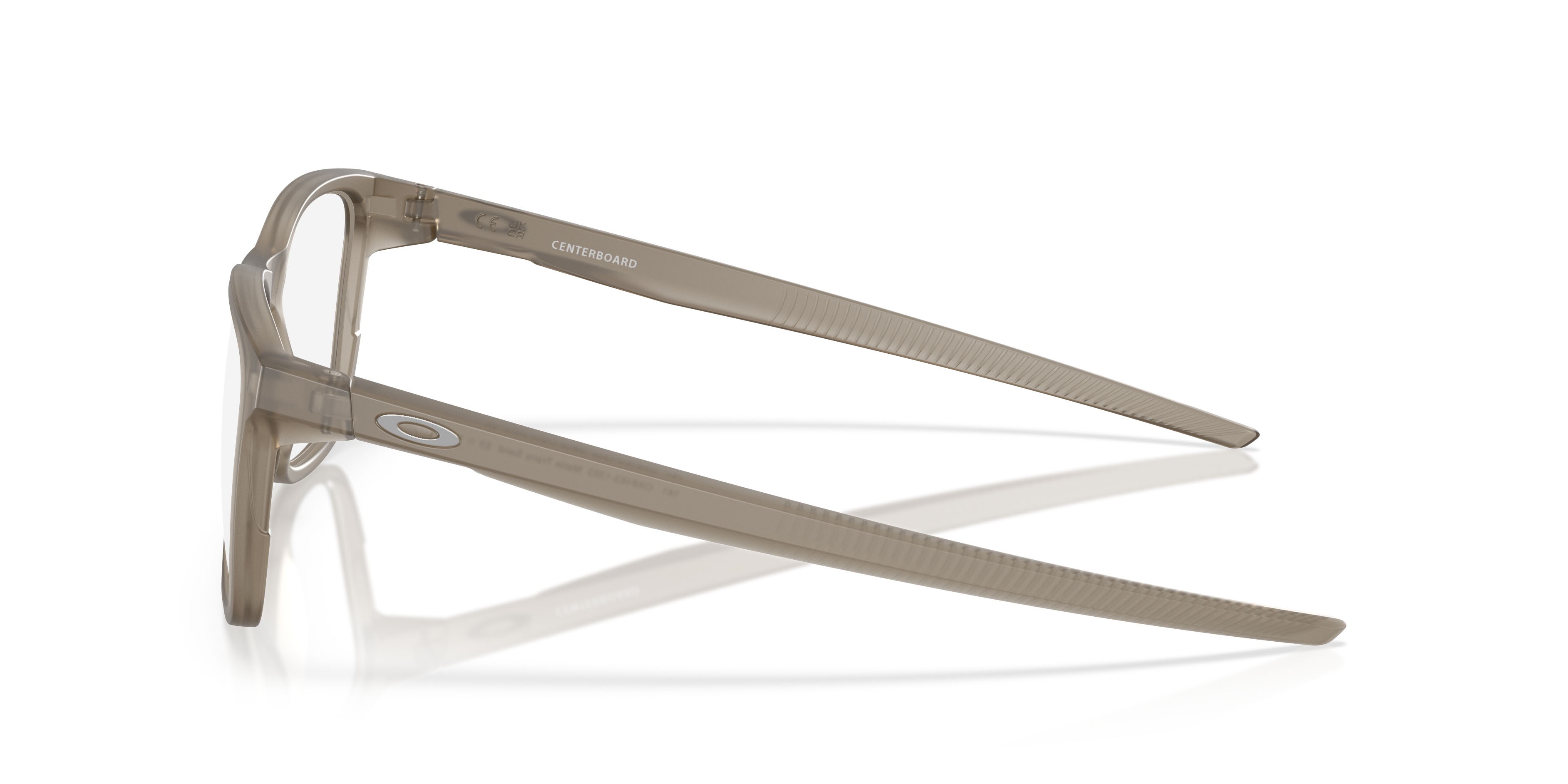 Occhiali da vista Oakley Centerboard OX 8163 (816313) colore sabbia trasparente forma rotondo lenti lente demo