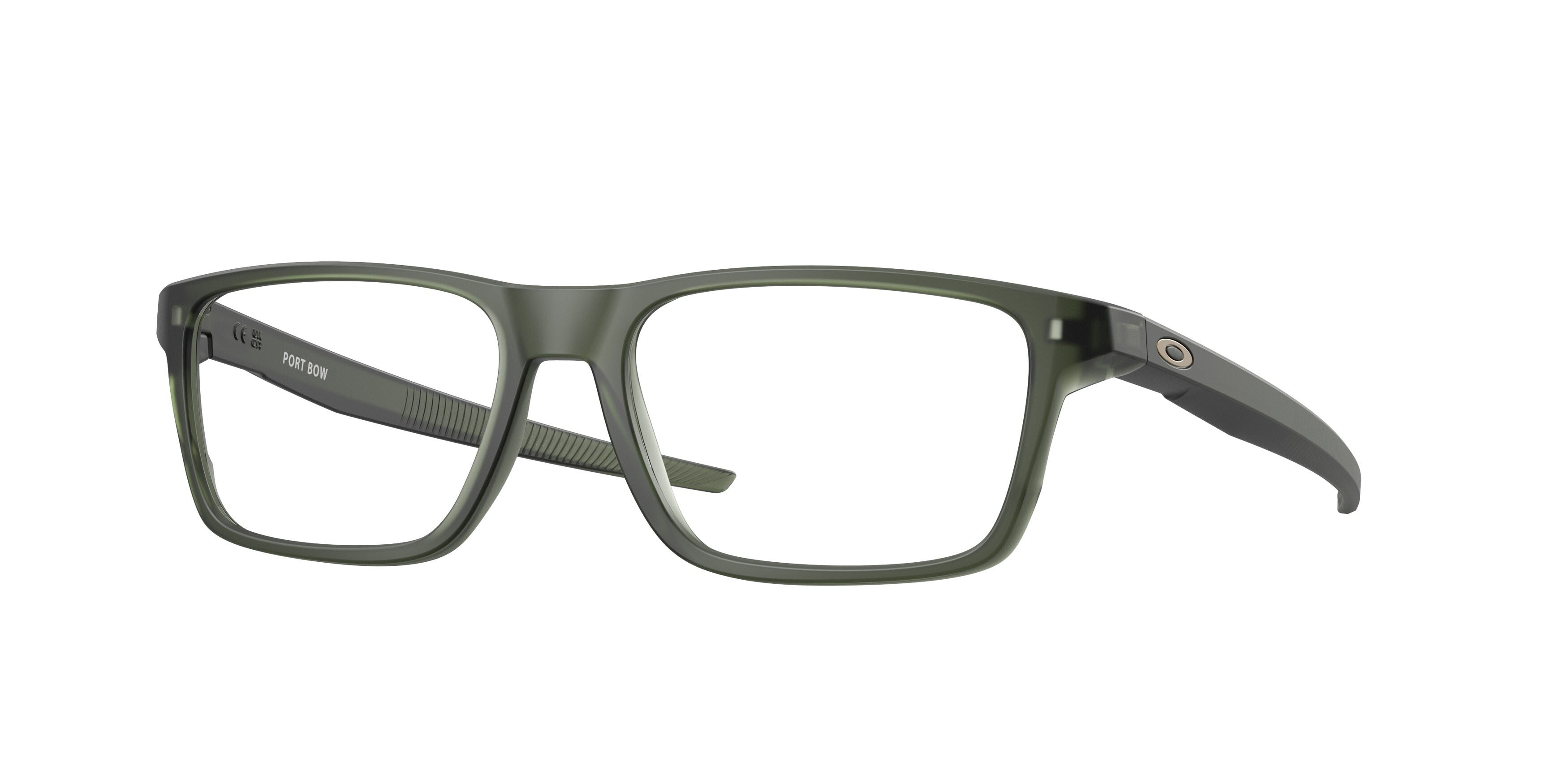 Brillen Oakley Port Bow OX 8164 (816411) farbe olive ink opaco form rechteckig gläser lente demo