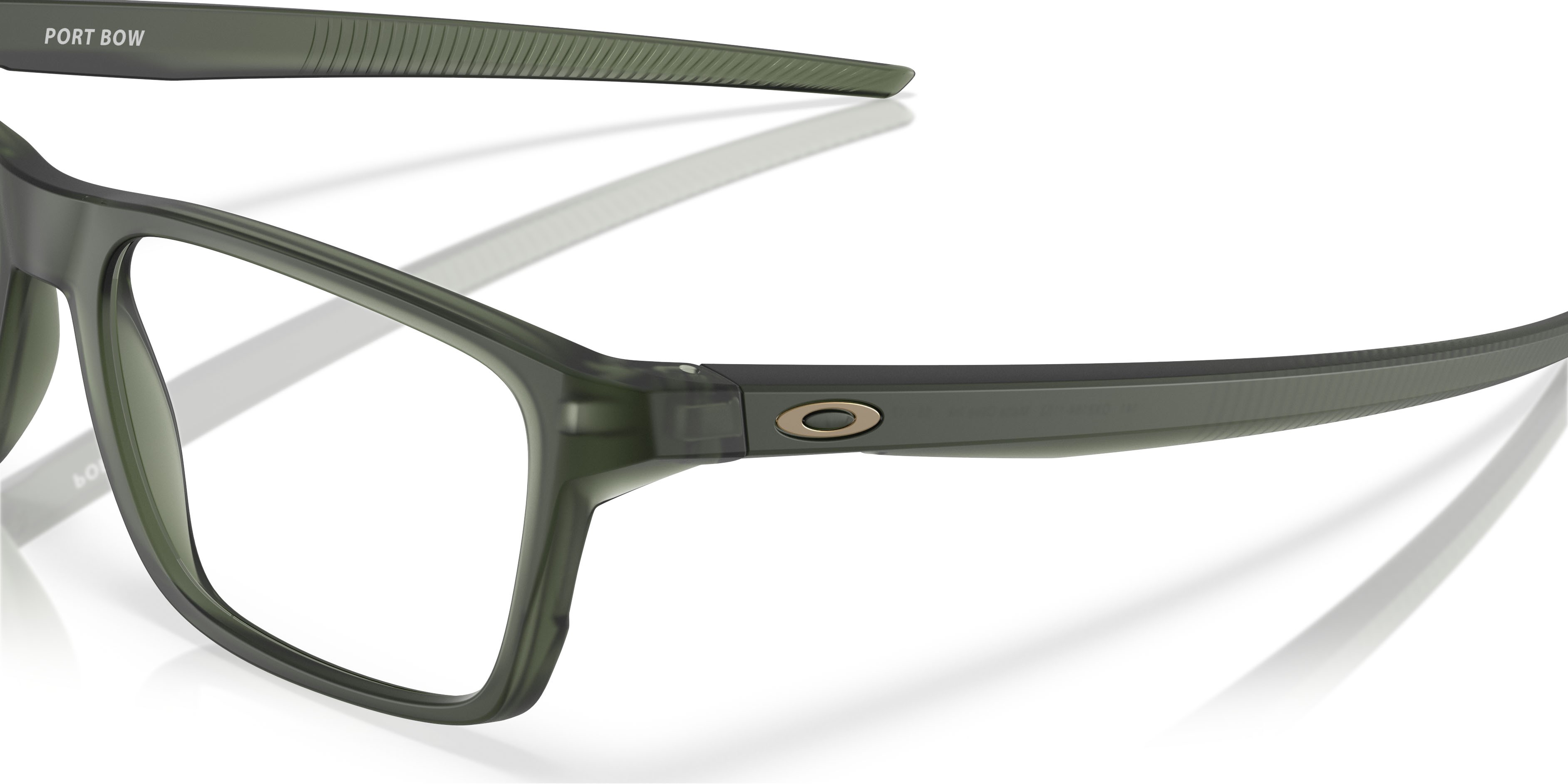 Brillen Oakley Port Bow OX 8164 (816411) farbe olive ink opaco form rechteckig gläser lente demo