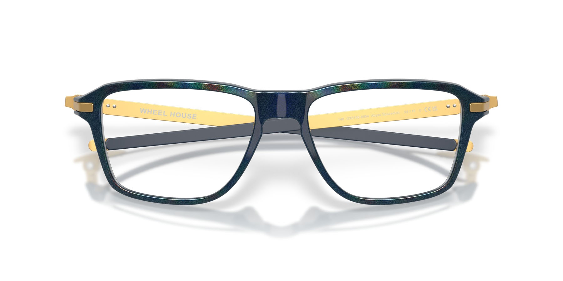 Brillen Oakley Wheel House OX 8166 (816609) farbe abyss polvere di stelle form quadratisch gläser lente demo