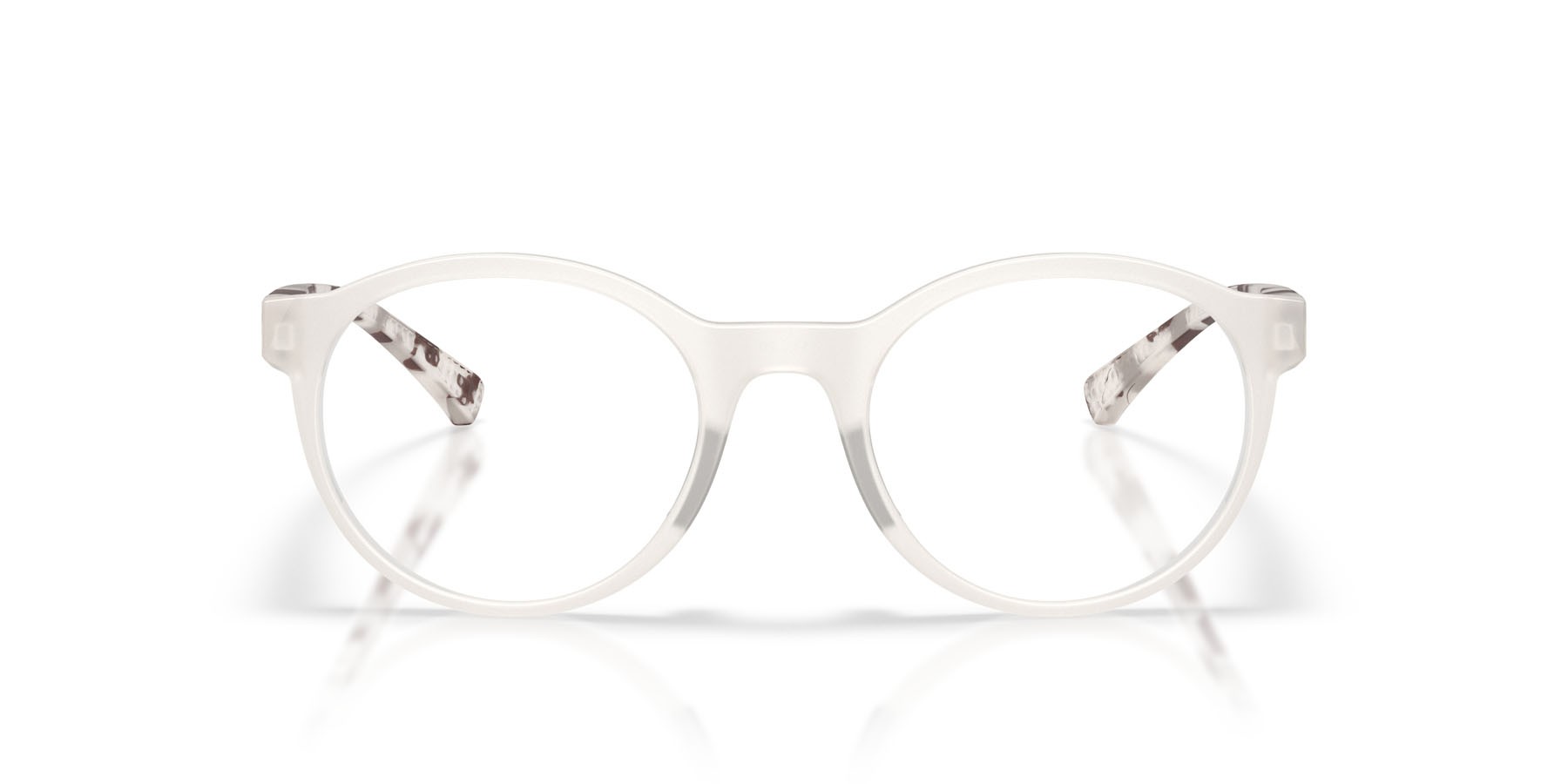 Brillen Oakley Spindrift Rx OX 8176 (817611) farbe trasparente opalino opaco form rund gläser lente demo