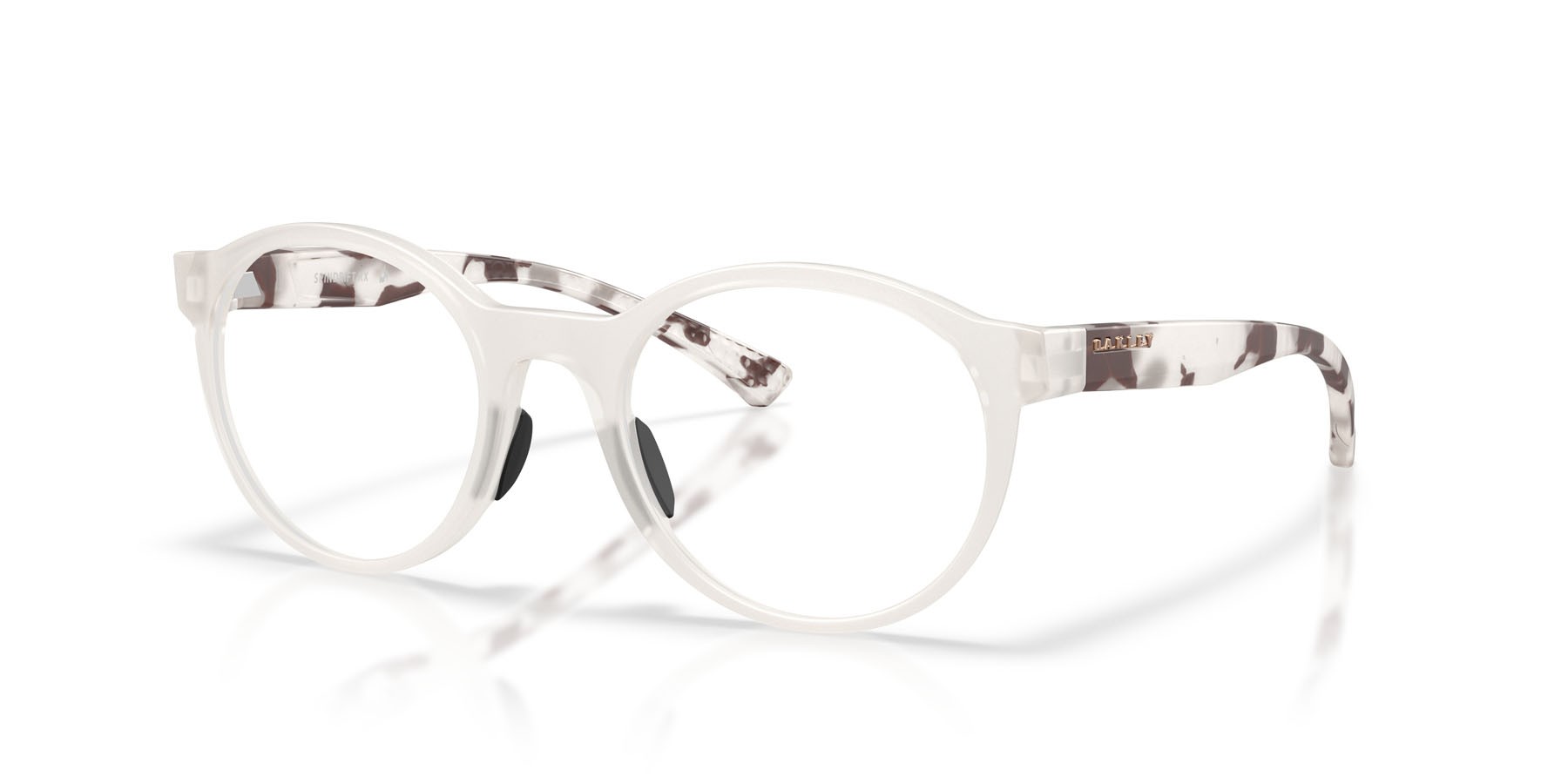Brillen Oakley Spindrift Rx OX 8176 (817611) farbe trasparente opalino opaco form rund gläser lente demo