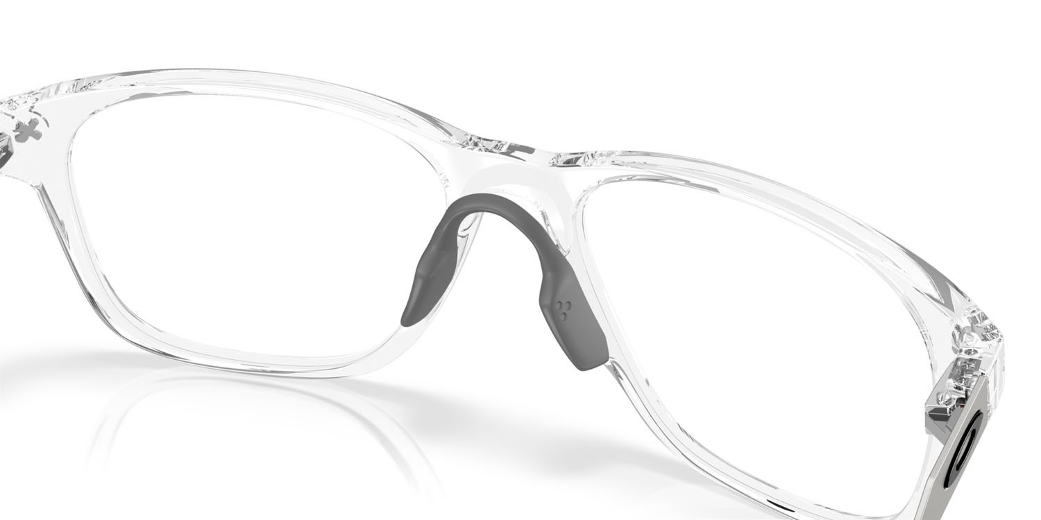 Occhiali da vista Oakley Cerebral OX 8187 (818703) colore trasparente lucido forma rettangolare lenti lente demo