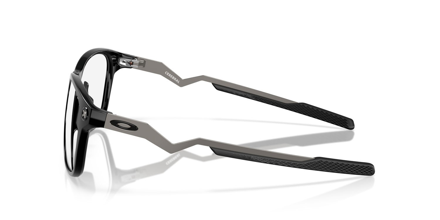 Brillen Oakley Cerebral OX 8187 (818705) farbe nero lucido form rechteckig gläser lente demo