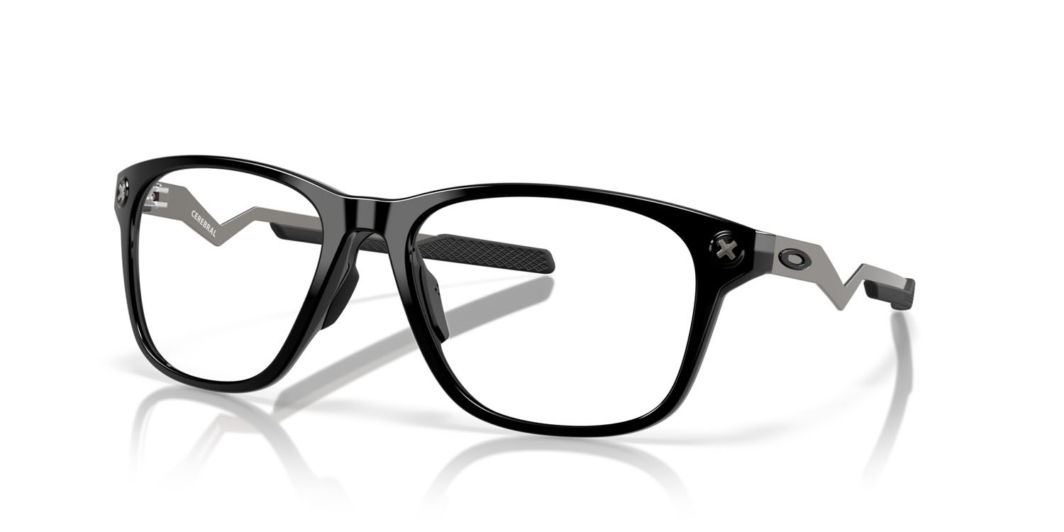 Brillen Oakley Cerebral OX 8187 (818705) farbe nero lucido form rechteckig gläser lente demo