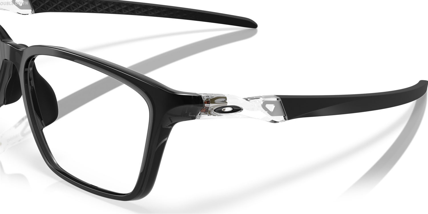 Brillen Oakley Double Down OX 8188D (818804) farbe nero inchiostro form quadratisch gläser lente demo