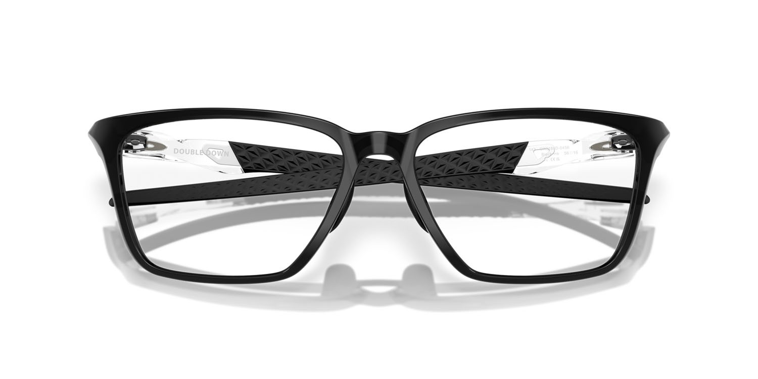Brillen Oakley Double Down OX 8188D (818804) farbe nero inchiostro form quadratisch gläser lente demo