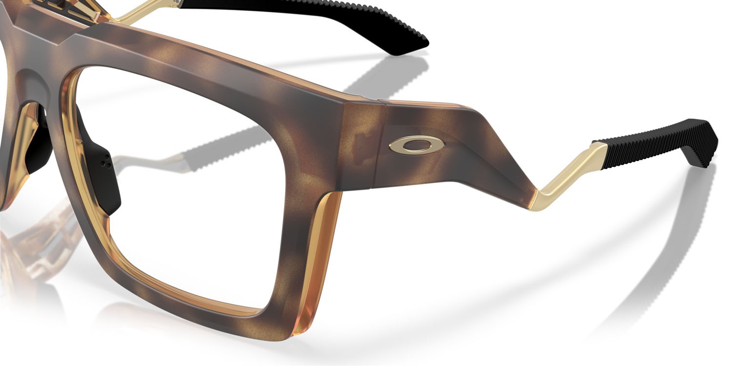 Occhiali da vista Oakley Enigma Ink OX 8190 (819004) colore marrone tartarugato satinato forma quadrato lenti lente demo