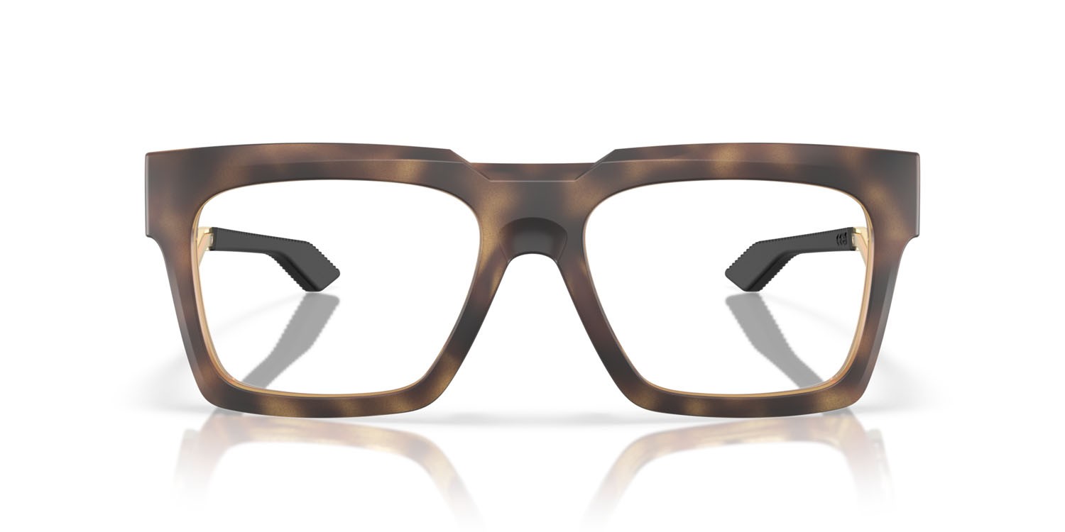 Occhiali da vista Oakley Enigma Ink OX 8190 (819004) colore marrone tartarugato satinato forma quadrato lenti lente demo