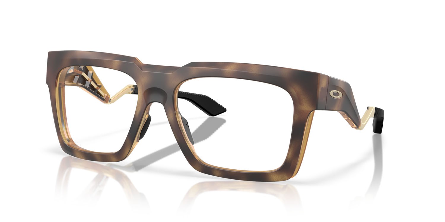 Occhiali da vista Oakley Enigma Ink OX 8190 (819004) colore marrone tartarugato satinato forma quadrato lenti lente demo