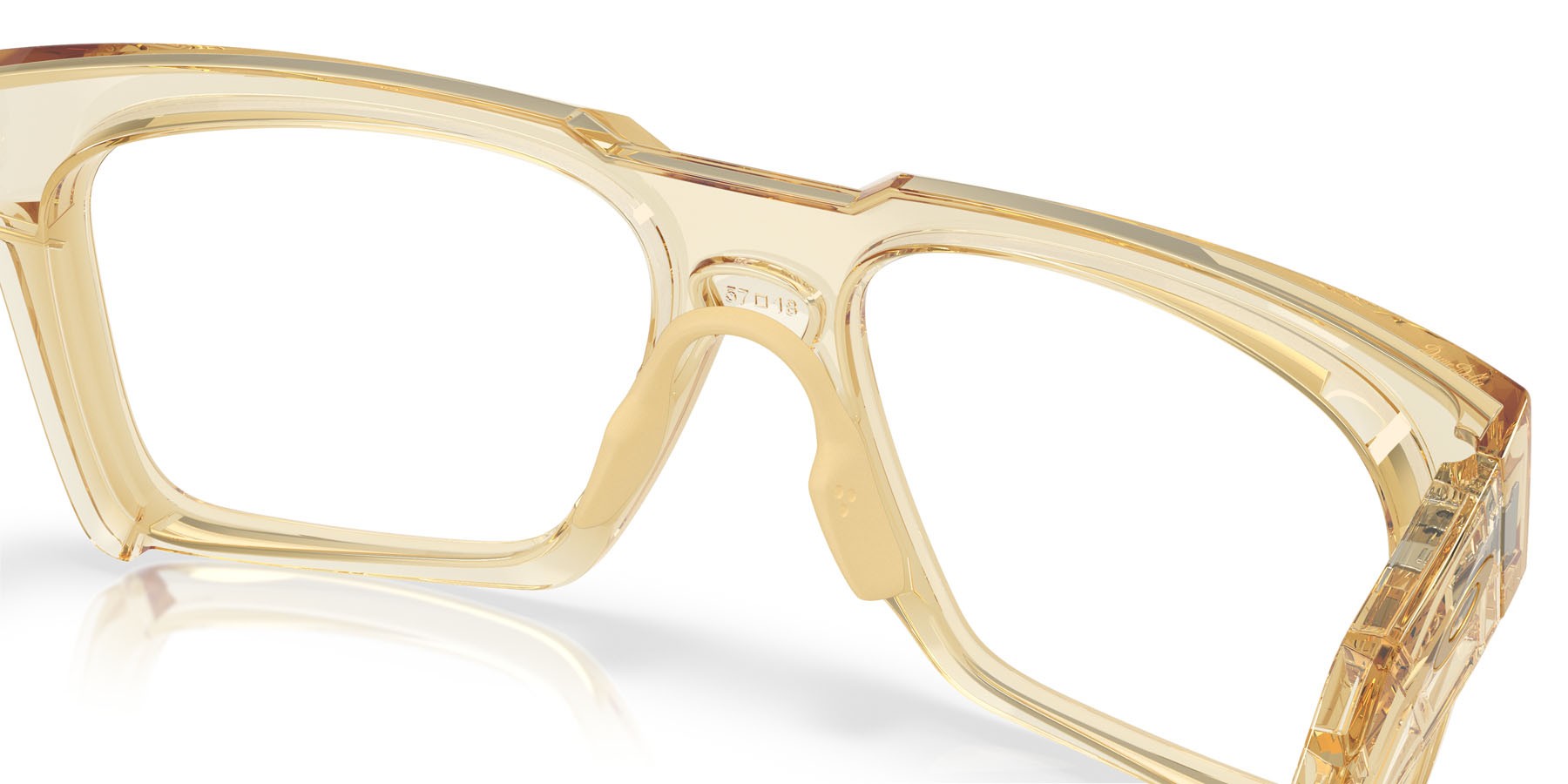 Occhiali da vista Oakley Enigma Ink OX 8190 (819006) colore transparent warm beige forma quadrato lenti lente demo