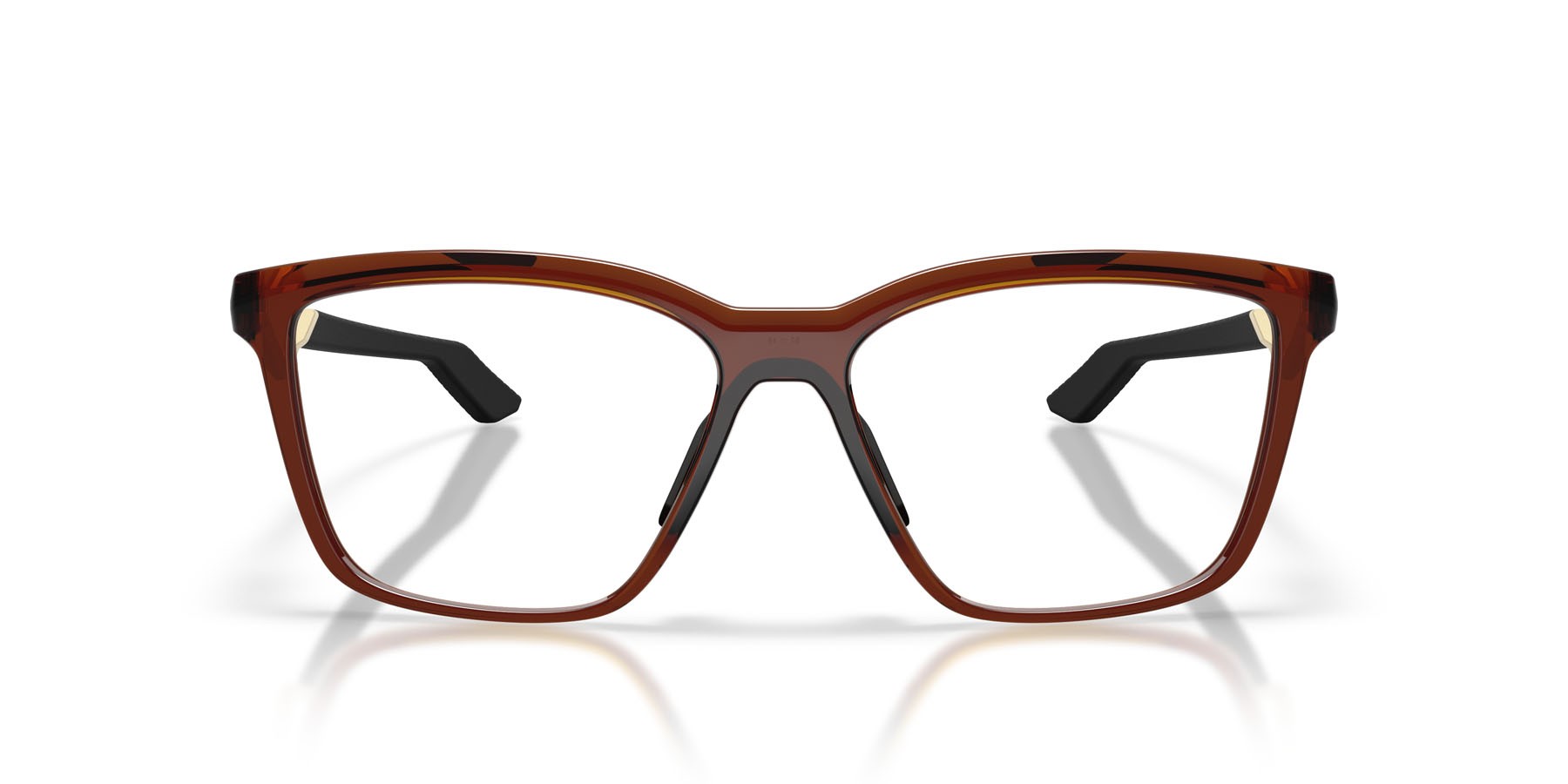 Occhiali da vista Oakley Enigma Mass OX 8191 (819106) colore ambra scuro forma quadrato lenti lente demo