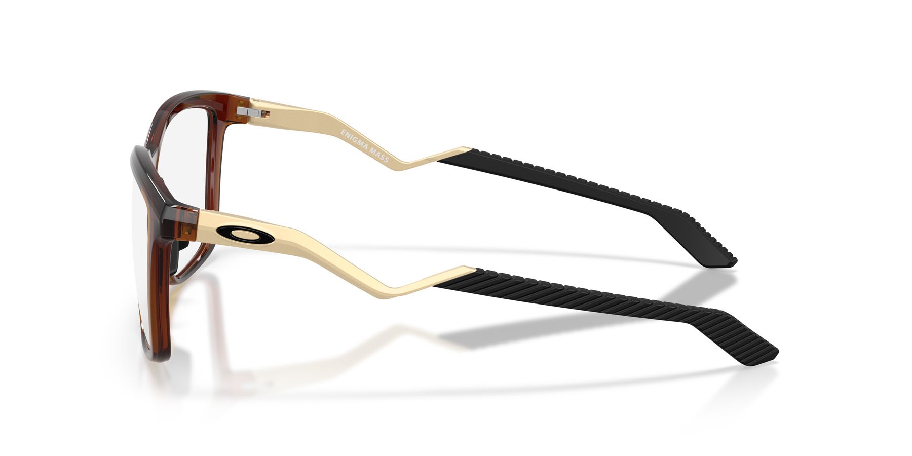 Occhiali da vista Oakley Enigma Mass OX 8191 (819106) colore ambra scuro forma quadrato lenti lente demo