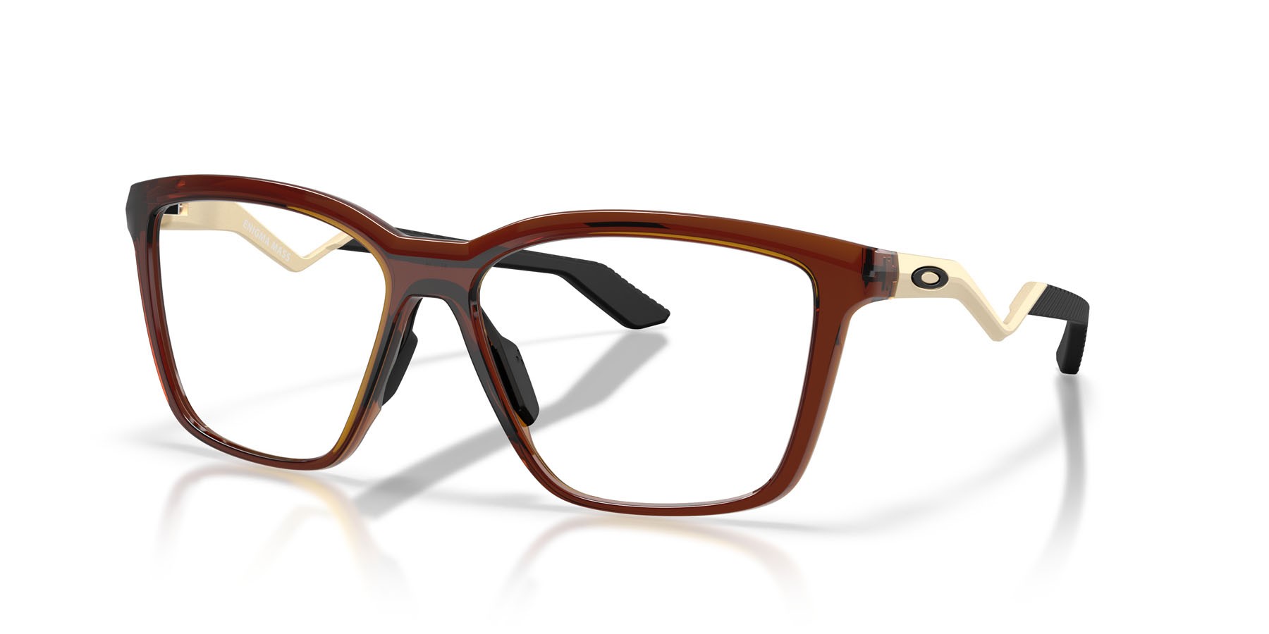 Occhiali da vista Oakley Enigma Mass OX 8191 (819106) colore ambra scuro forma quadrato lenti lente demo